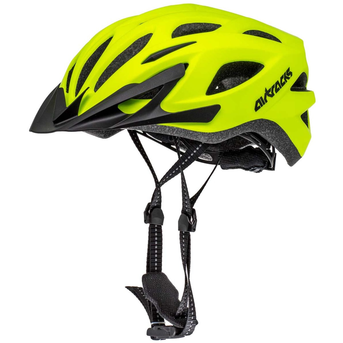 Casco de bicicleta Savage KJ -201 Neon Green Matt - Hombres y mujeres