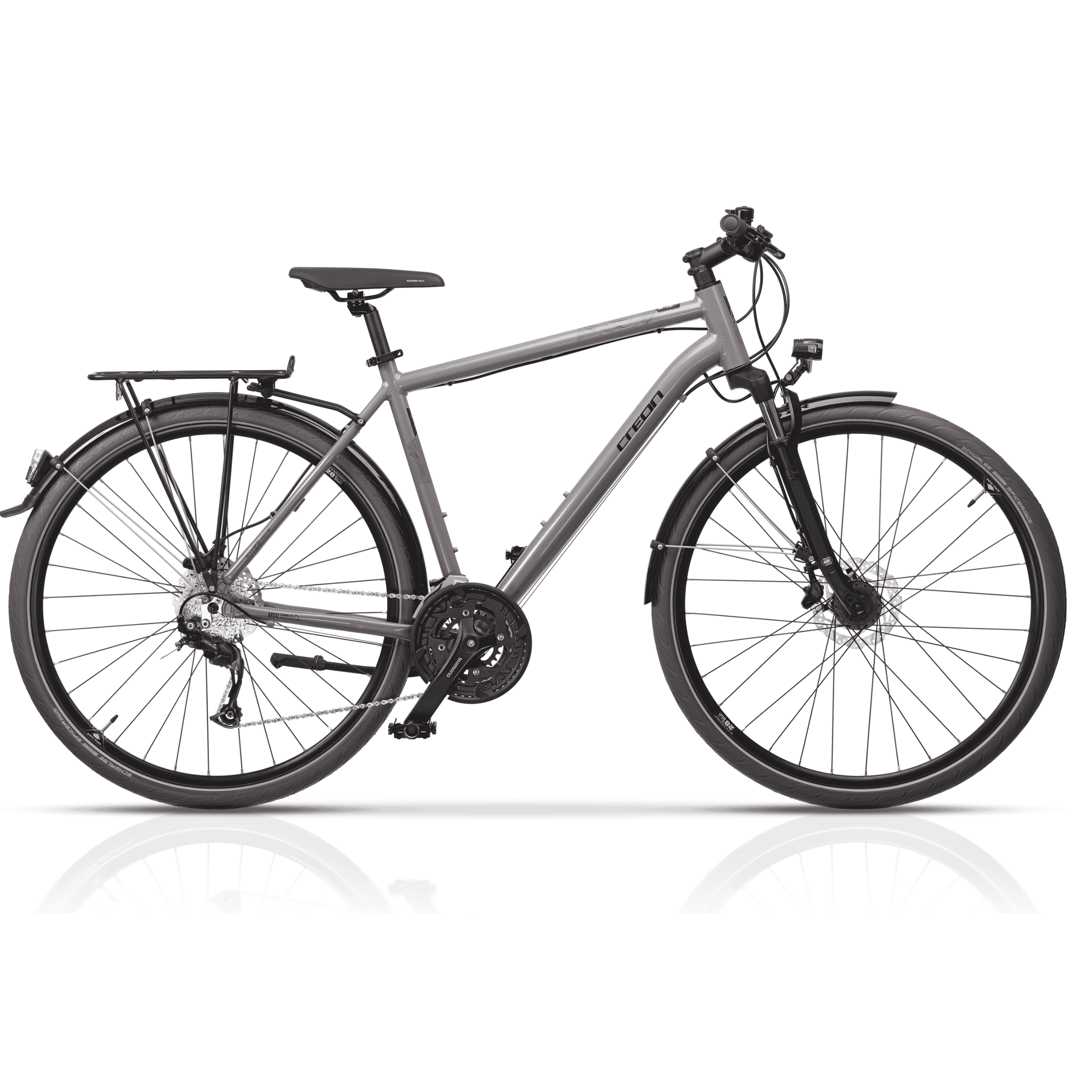 28" Bicicleta de trekking para hombre AREAL DB Trekking Bike 24 x Cambio Shimano Alivio RD-M3100 SGS Shadow