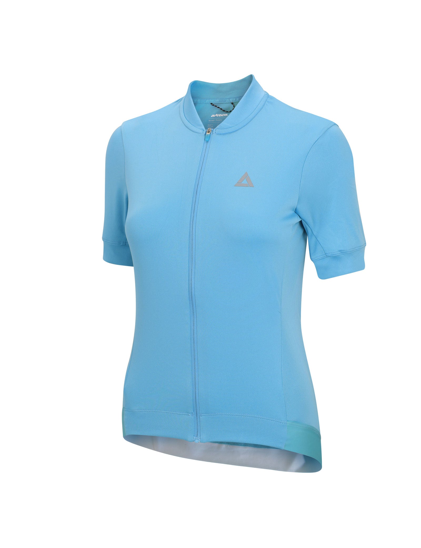 Damen Fahrradtrikot Kurzarm Radtrikot Comfort Line Celeste