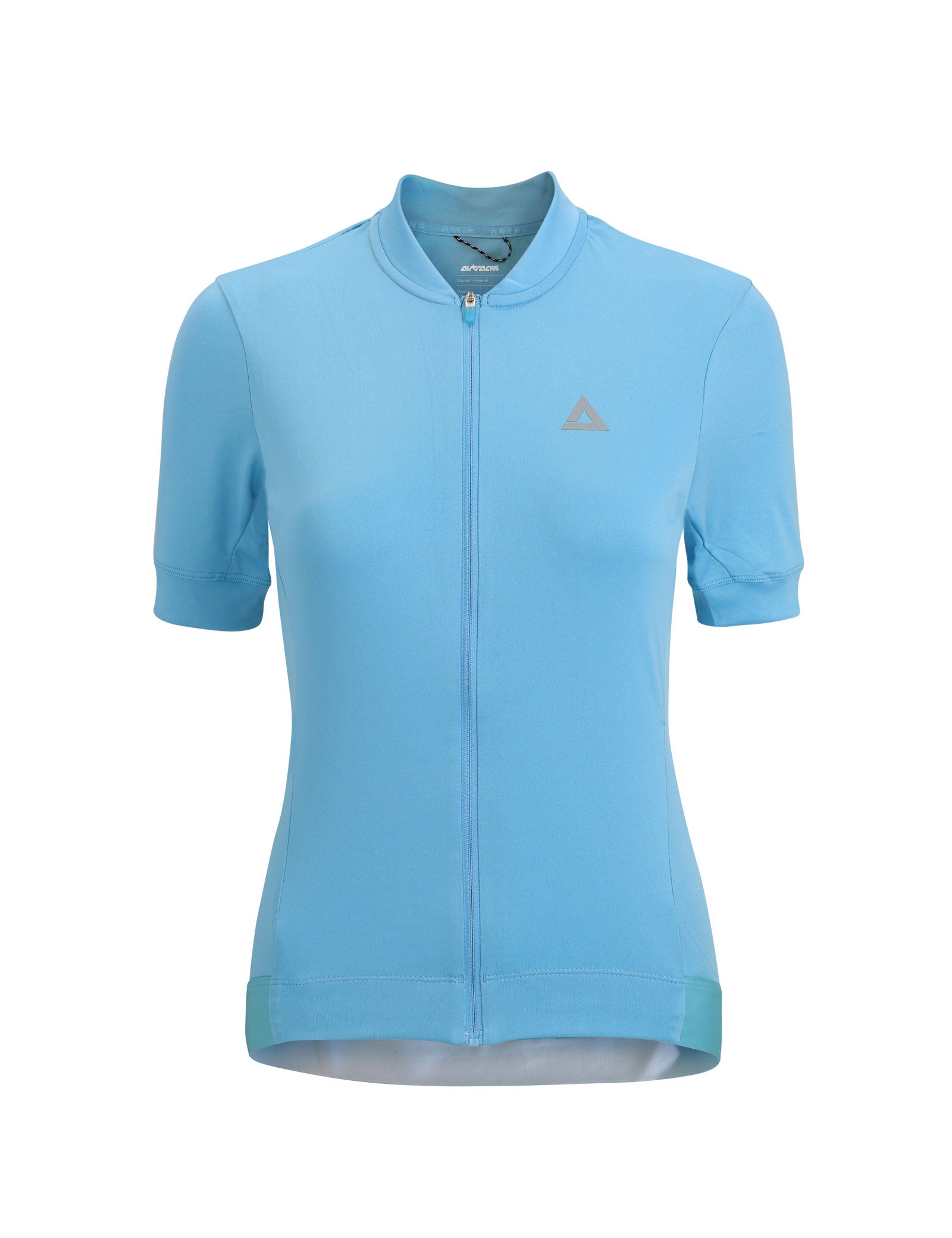 Damen Fahrradtrikot Kurzarm Radtrikot Comfort Line Celeste