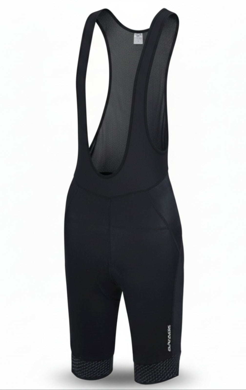 Women's bike pants short with straps - carrier pants per line black