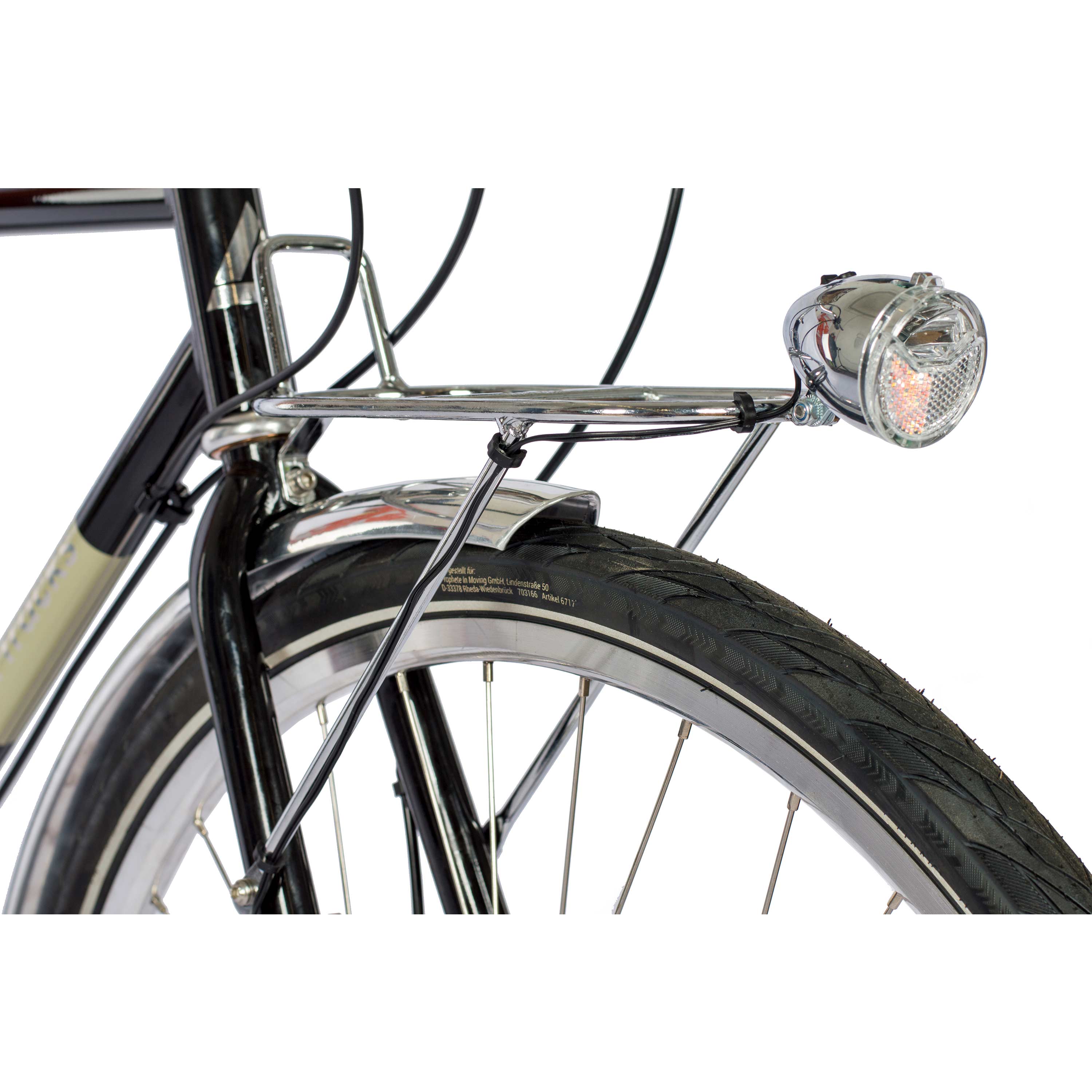 28" Vélo urbain homme STREET CrMo GATES CARBON DRIVE BELT Shimano 7 vitesses 