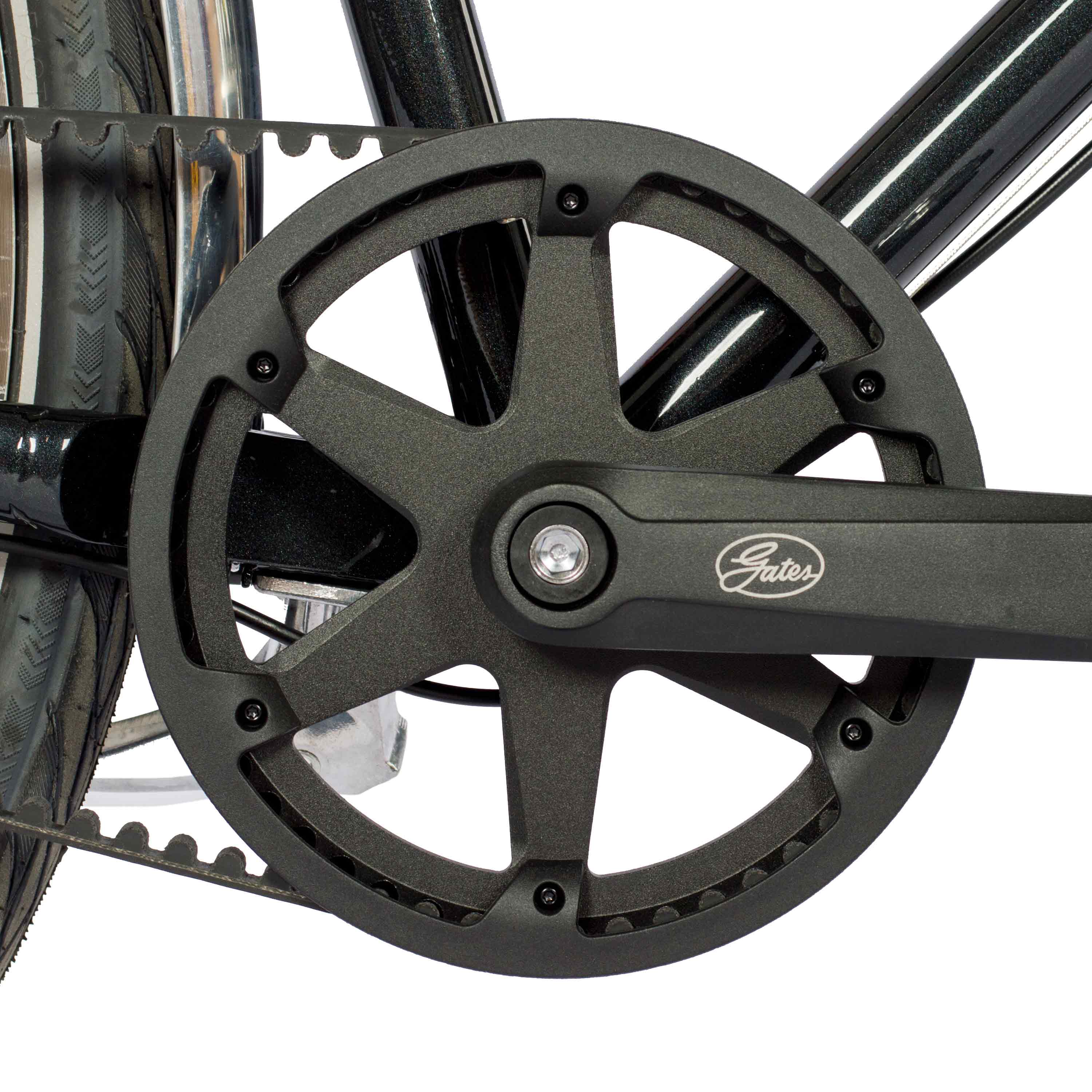 28" Vélo urbain homme STREET CrMo GATES CARBON DRIVE BELT Shimano 7 vitesses 