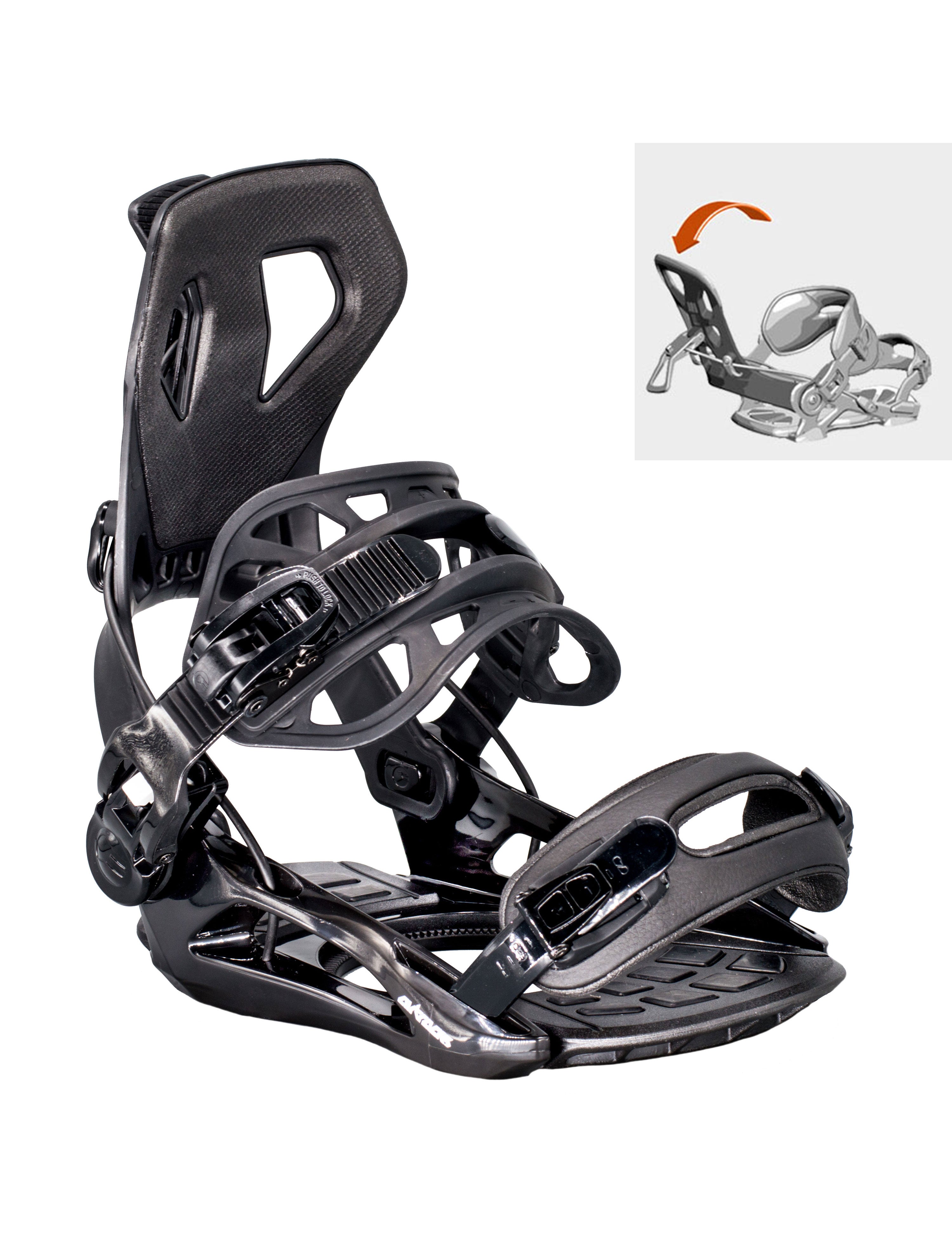Set de snowboard homme Akasha + Fixation Master Taille XL + Sac SB