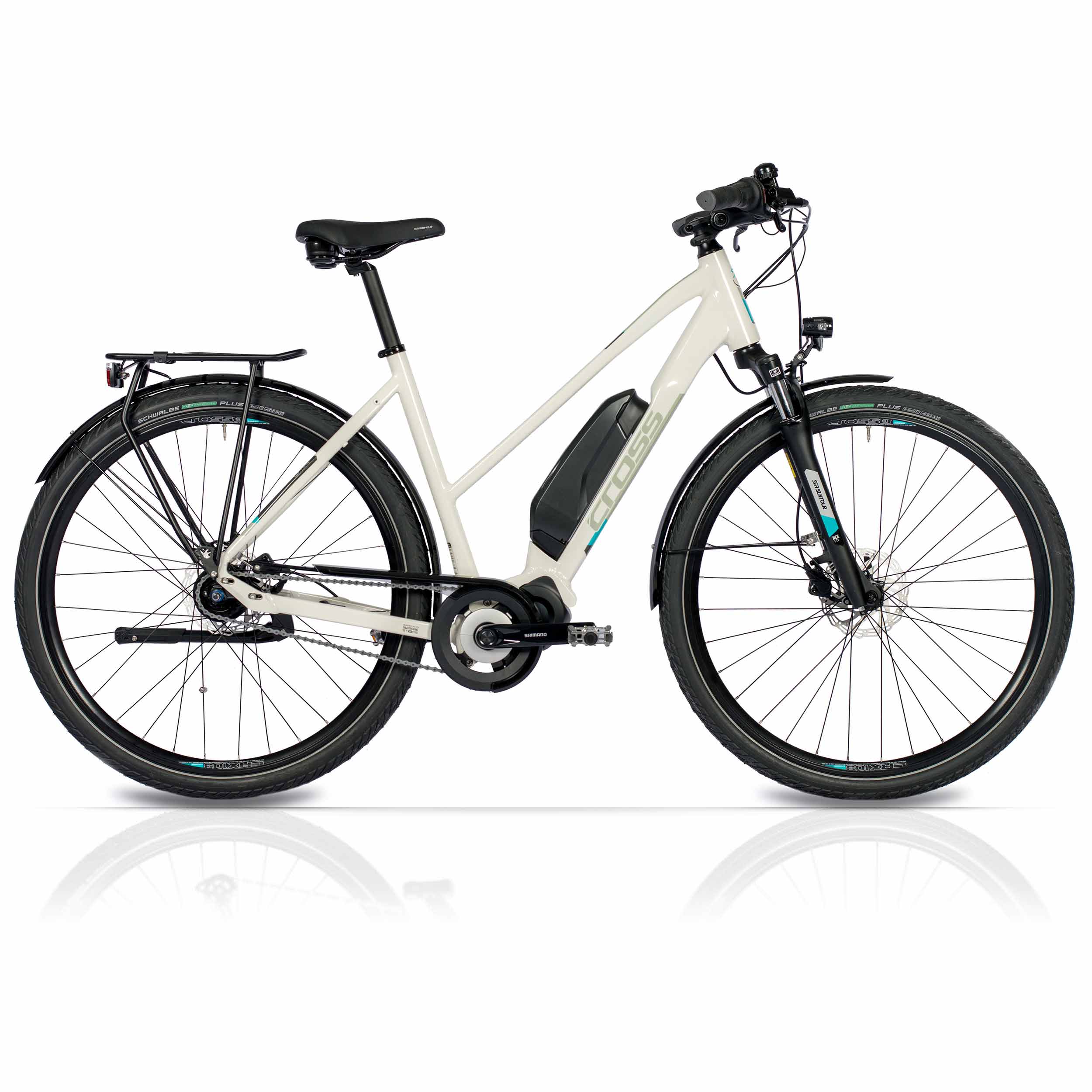 28" Bicicleta eléctrica urbana para mujer V-Tron SHIMANO STEPS E-5000 418Wh 7 marchas SHIMANO NEXUS