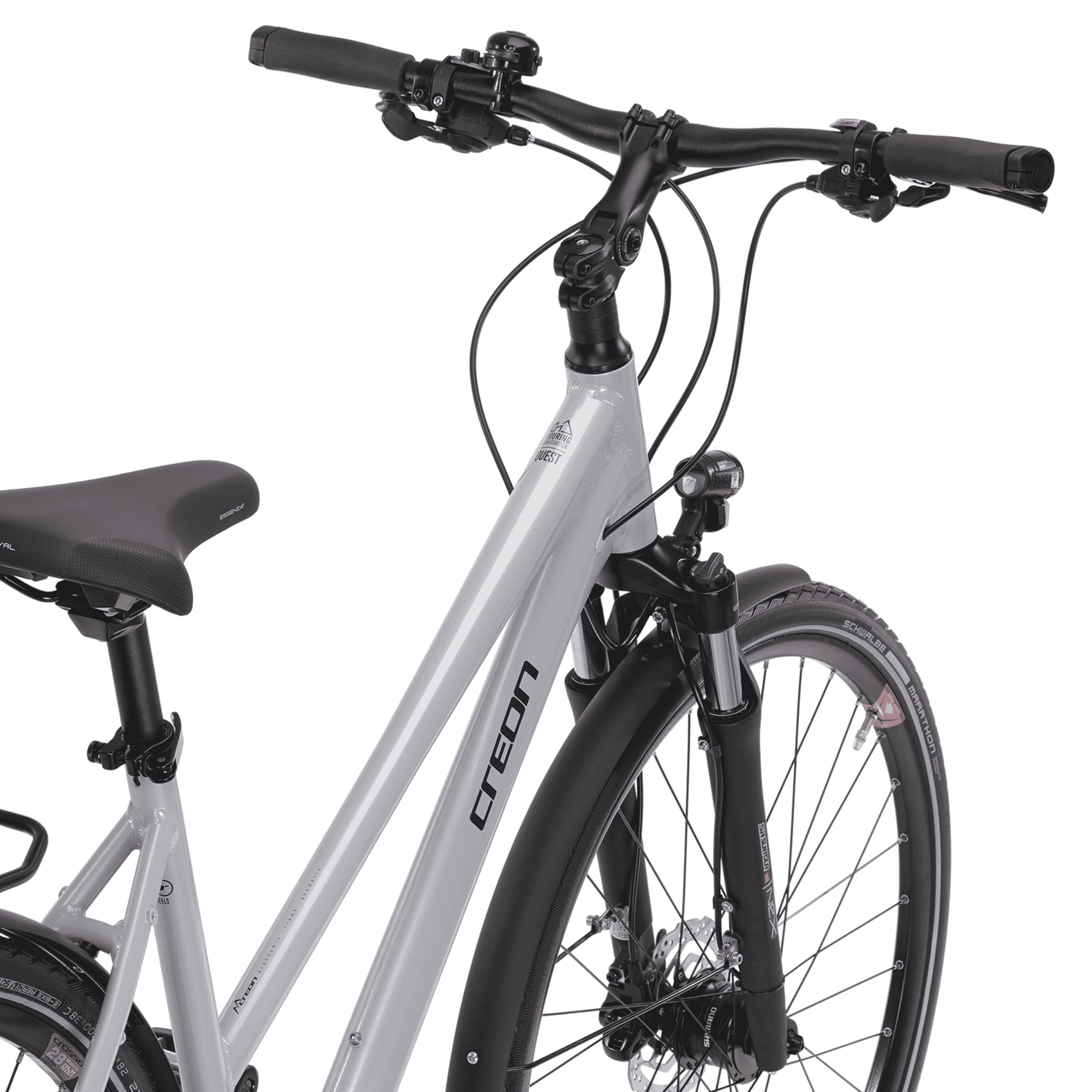 28" Bicicleta de trekking para mujer QUEST DB LADY, Shimano 30 velocidades, DEORE XT RD-T8000 SGS