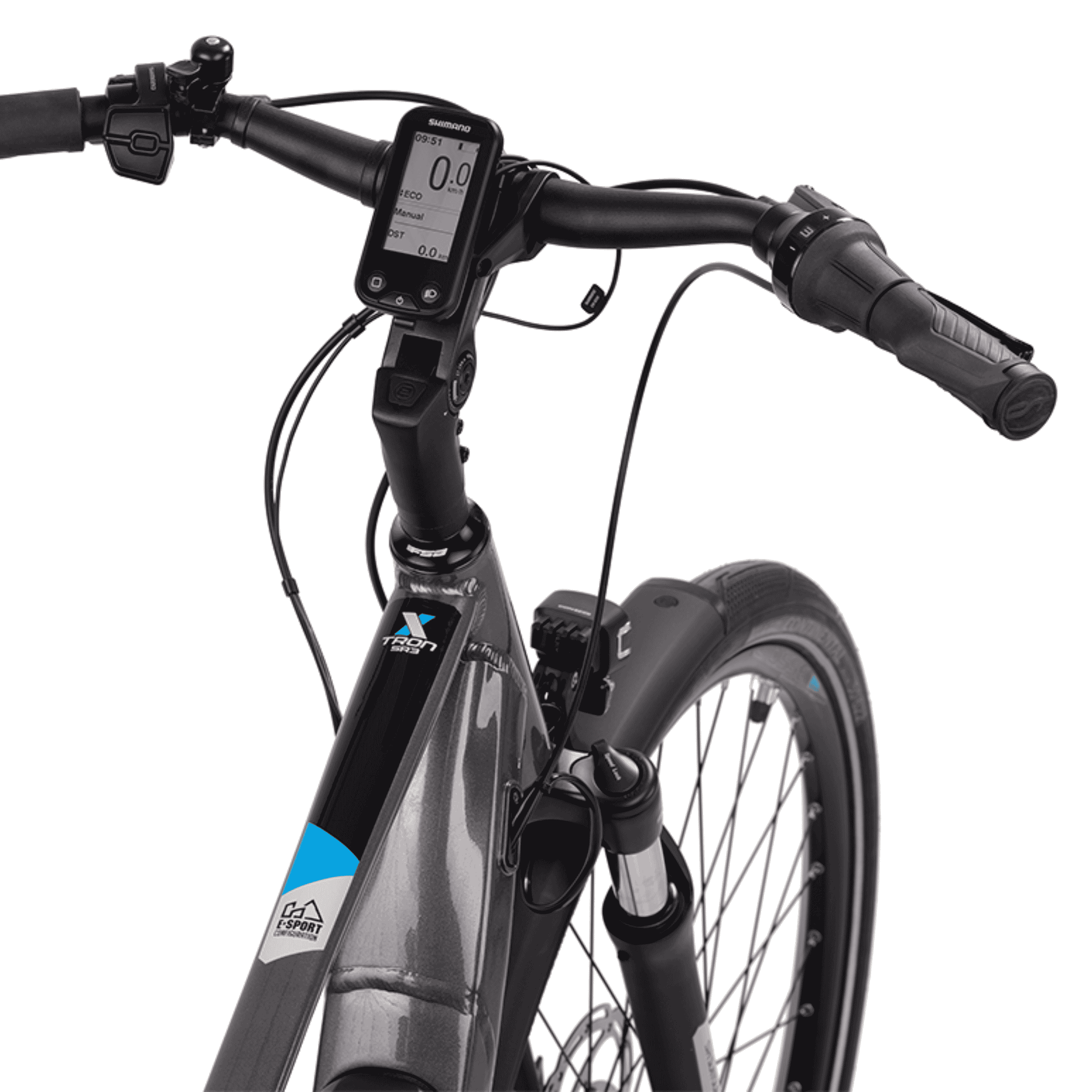 28" E-Bike Herren City Fahrrad X-Tron SR3 SHIMANO STEPS E-5000 418Wh 5 GANG SHIMANO NEXUS INTER