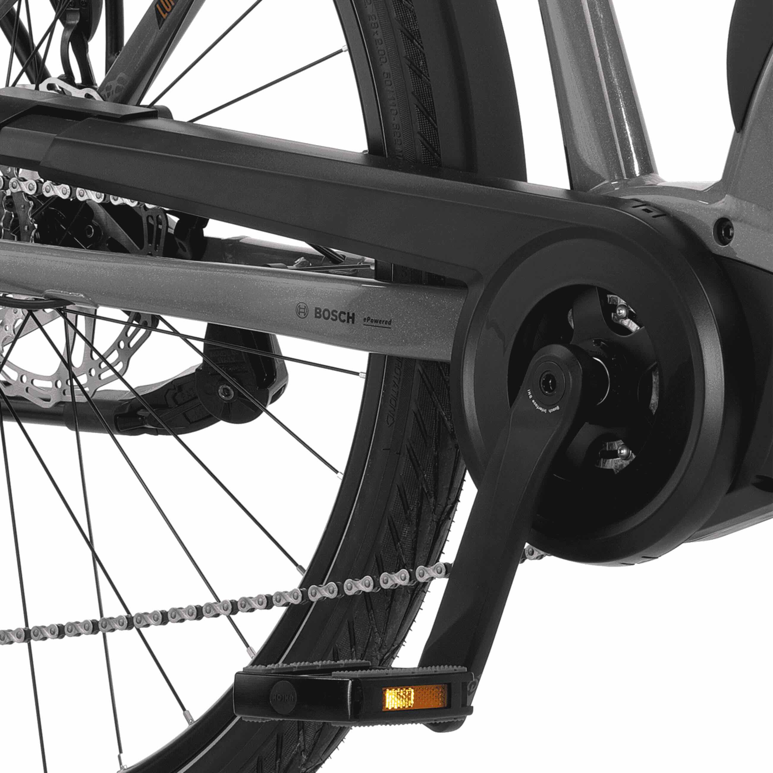 28" FEMMES VÉLO ÉLECTRIQUE TREKKING LUMINA GX3 BOSCH ACTIVE LINE PLUS 500 WH 9V SHIMANO ALIVIO RD T-4000