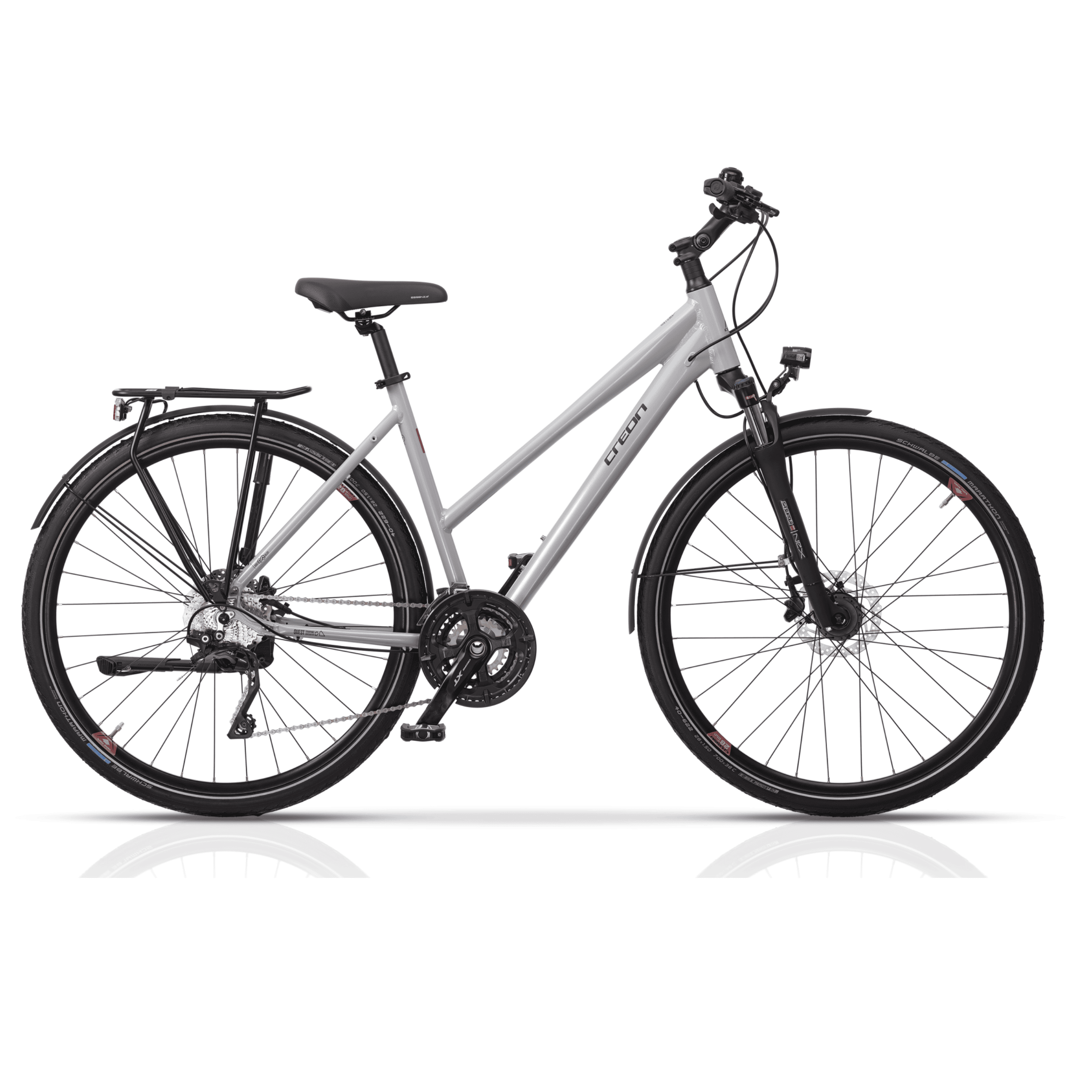 28" Bicicleta de trekking para mujer QUEST DB LADY, Shimano 30 velocidades, DEORE XT RD-T8000 SGS