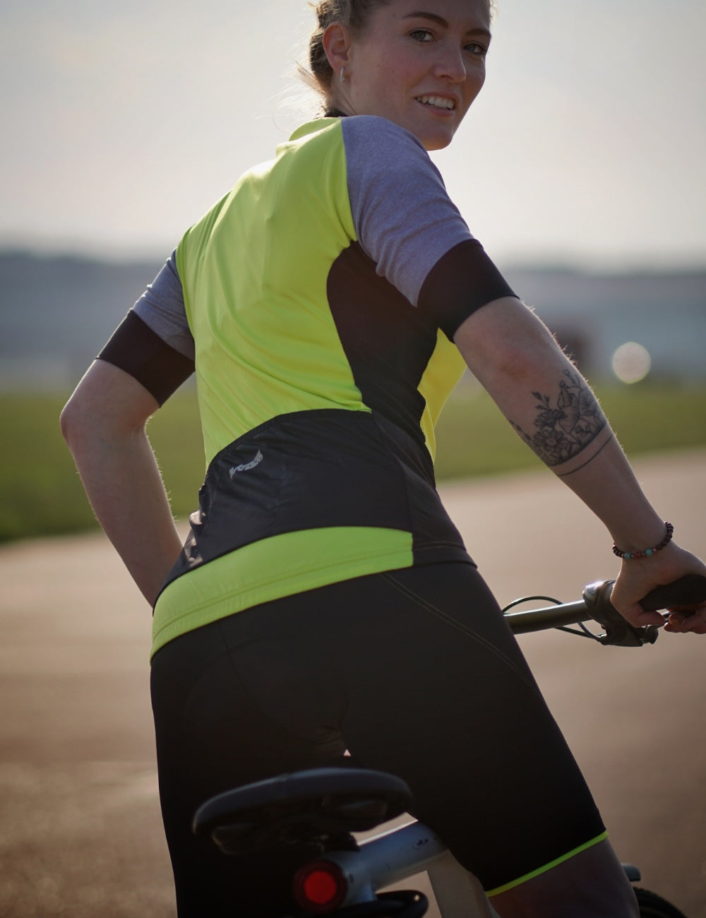 Women's bike jersey set bicycle jersey per line + bicycle pants short Comfort line
