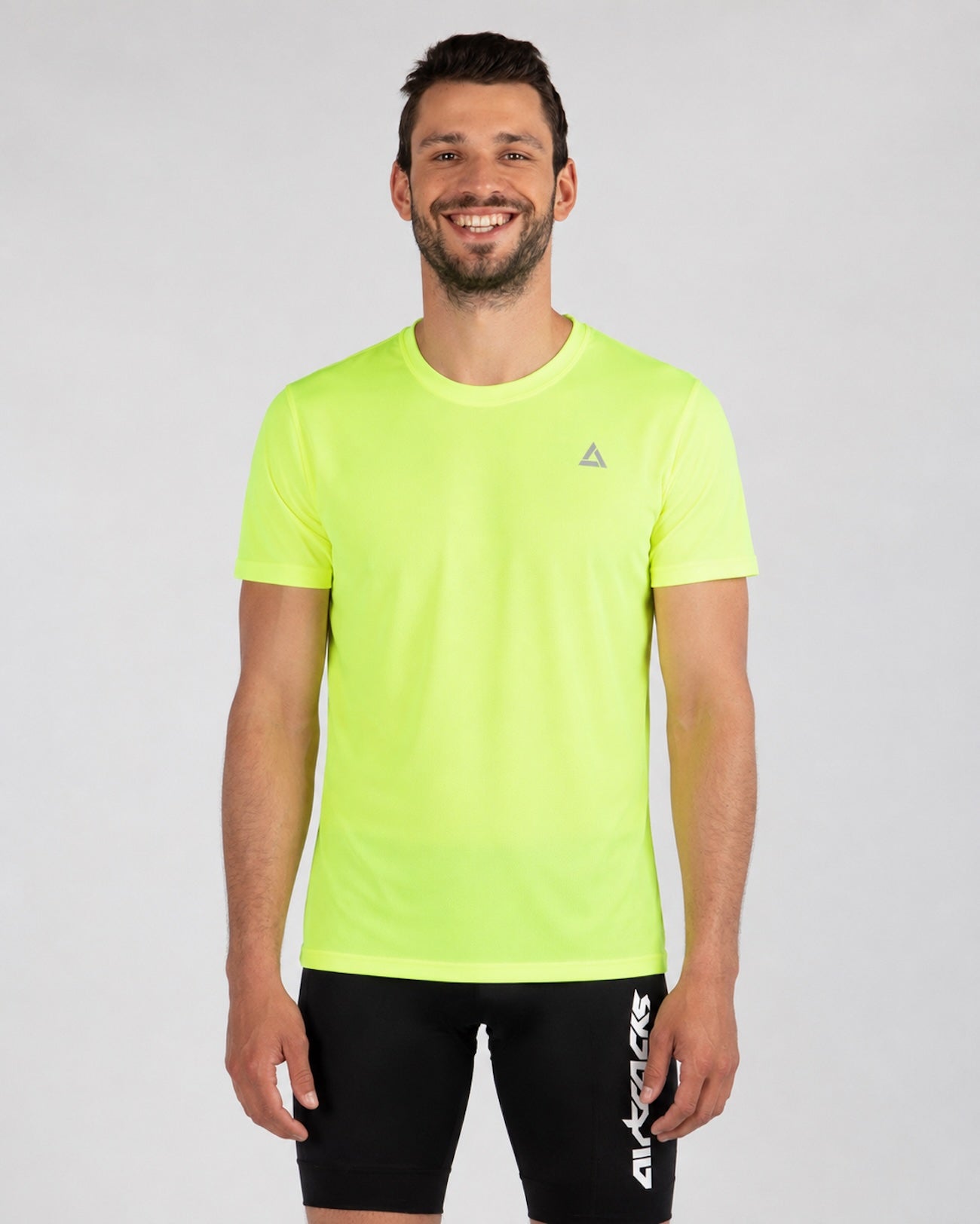Functioneel hardloophirt shirt shortarm comfort line neon