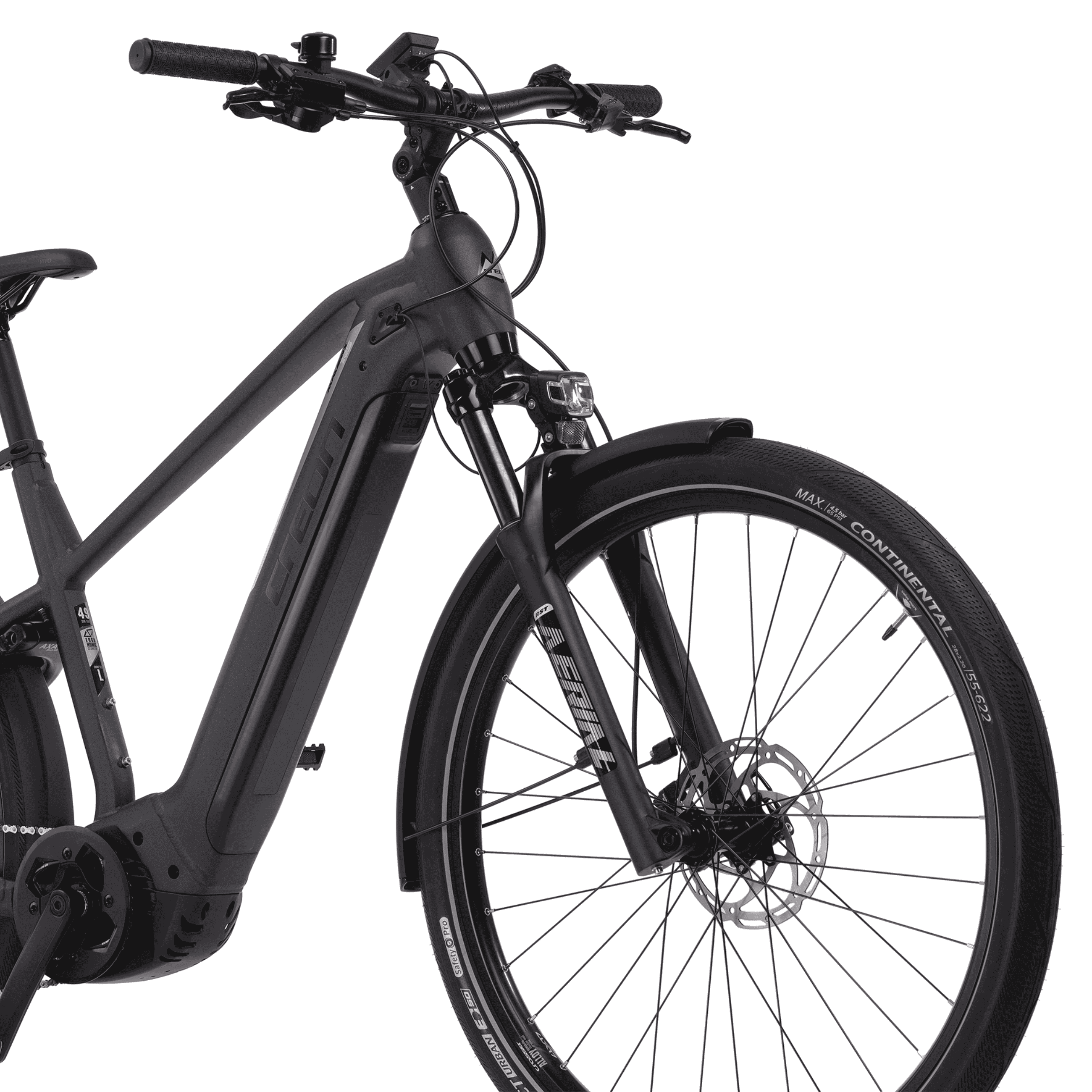 28" Bicicleta eléctrica de trekking para hombre MAVERIX TR5 BOSCH Performance Line CX Smart System POWERTUBE 750 Wh 11s SHIMANO DEORE RD-M5120 SGS