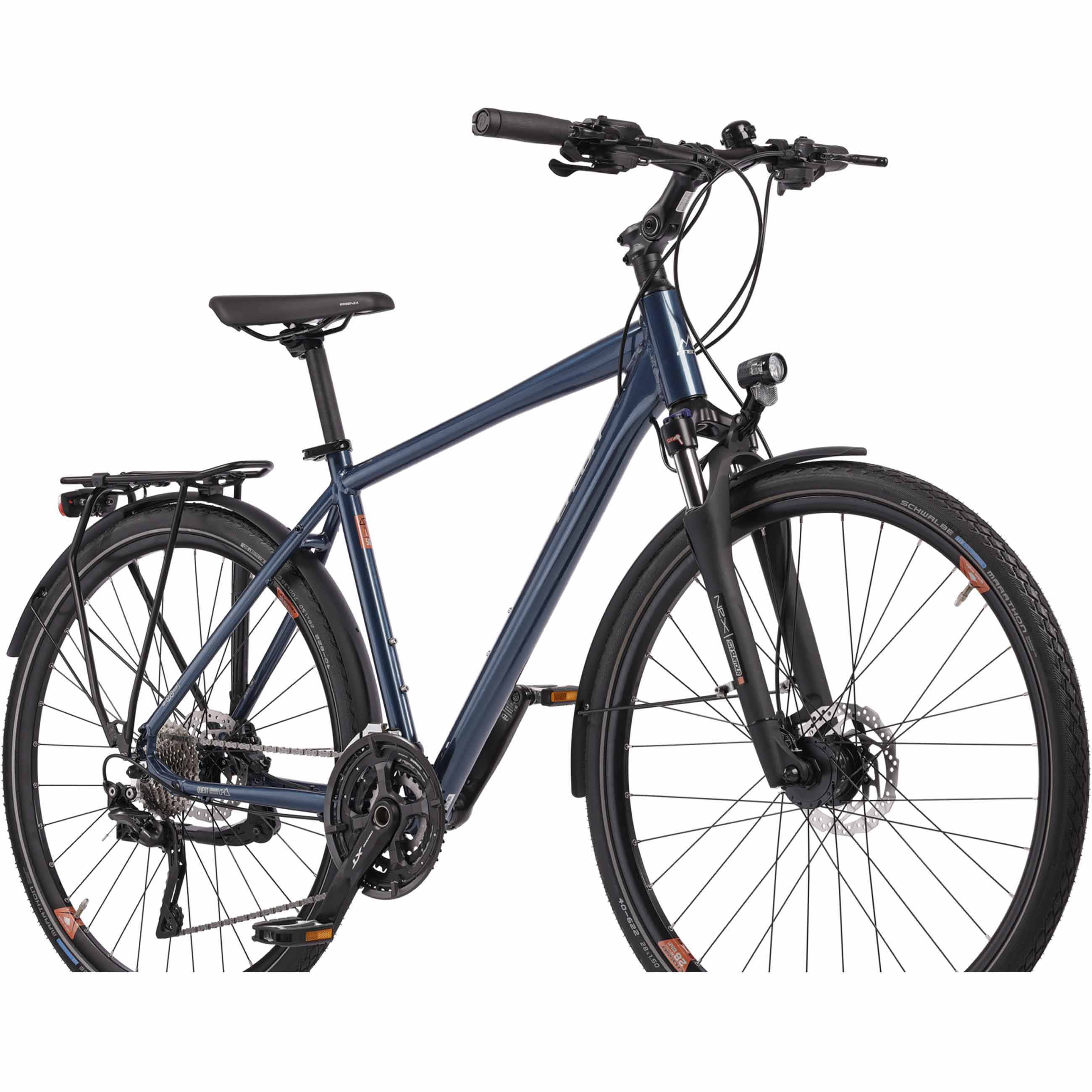 28" Bicicleta de trekking para hombre QUEST DB GENT, Shimano 30x, DEORE XT RD-T8000 SGS