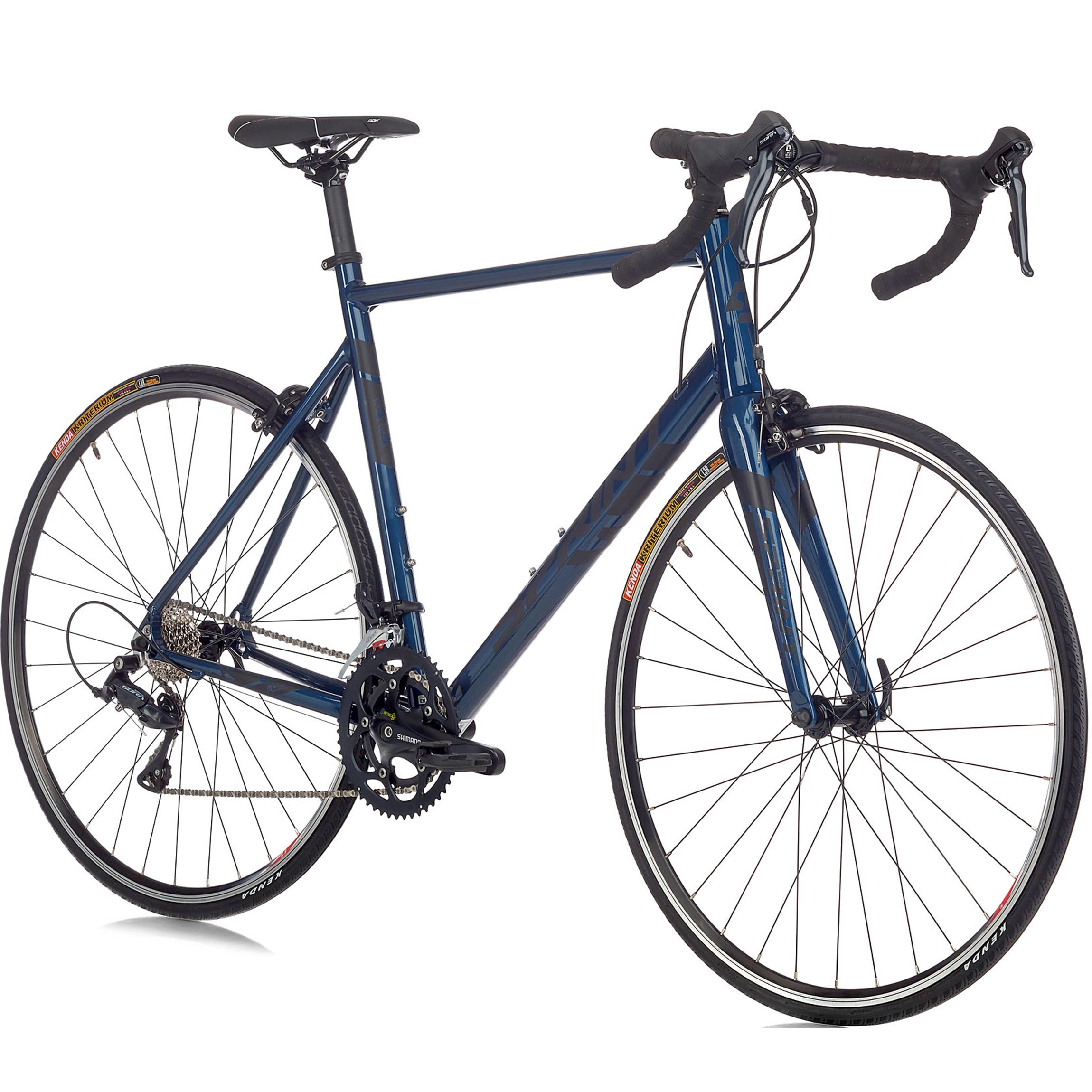 28" heren racefiets SPRINT MONZA ELITE 28 carbon voorvork fiets 2 x 9 versnellingen SHIMANO SORA RD-R3000 blauw / zwart