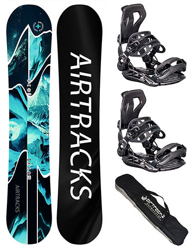 Heren Snowboardset Distance Camber Wide + Master Binding XL + Tas SB