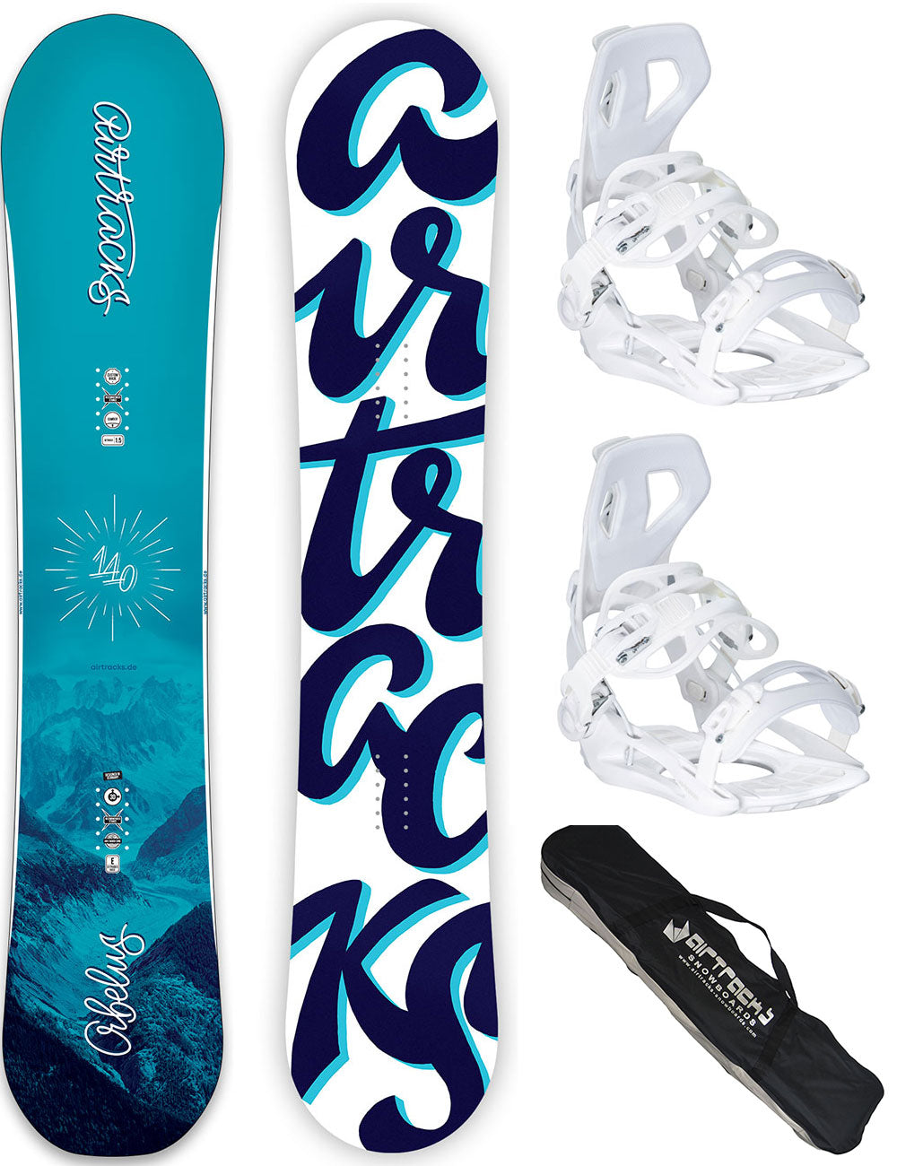 Women’s Snowboard Set Orbelus + Binding Master W M + SB Bag