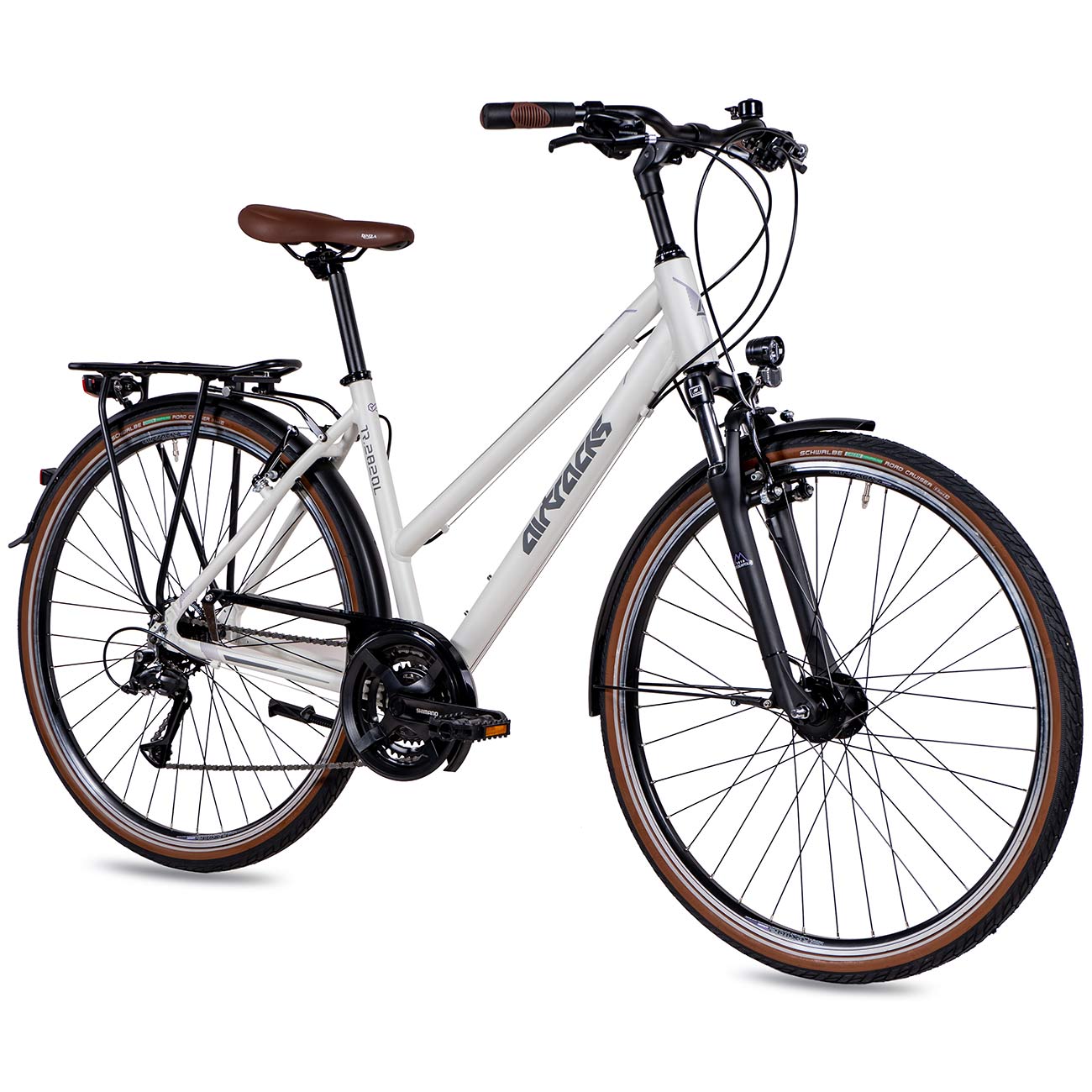 28" Bicicleta de trekking para mujer TR.2820L, 24 velocidades, Shimano ACERA-T3000 SGS