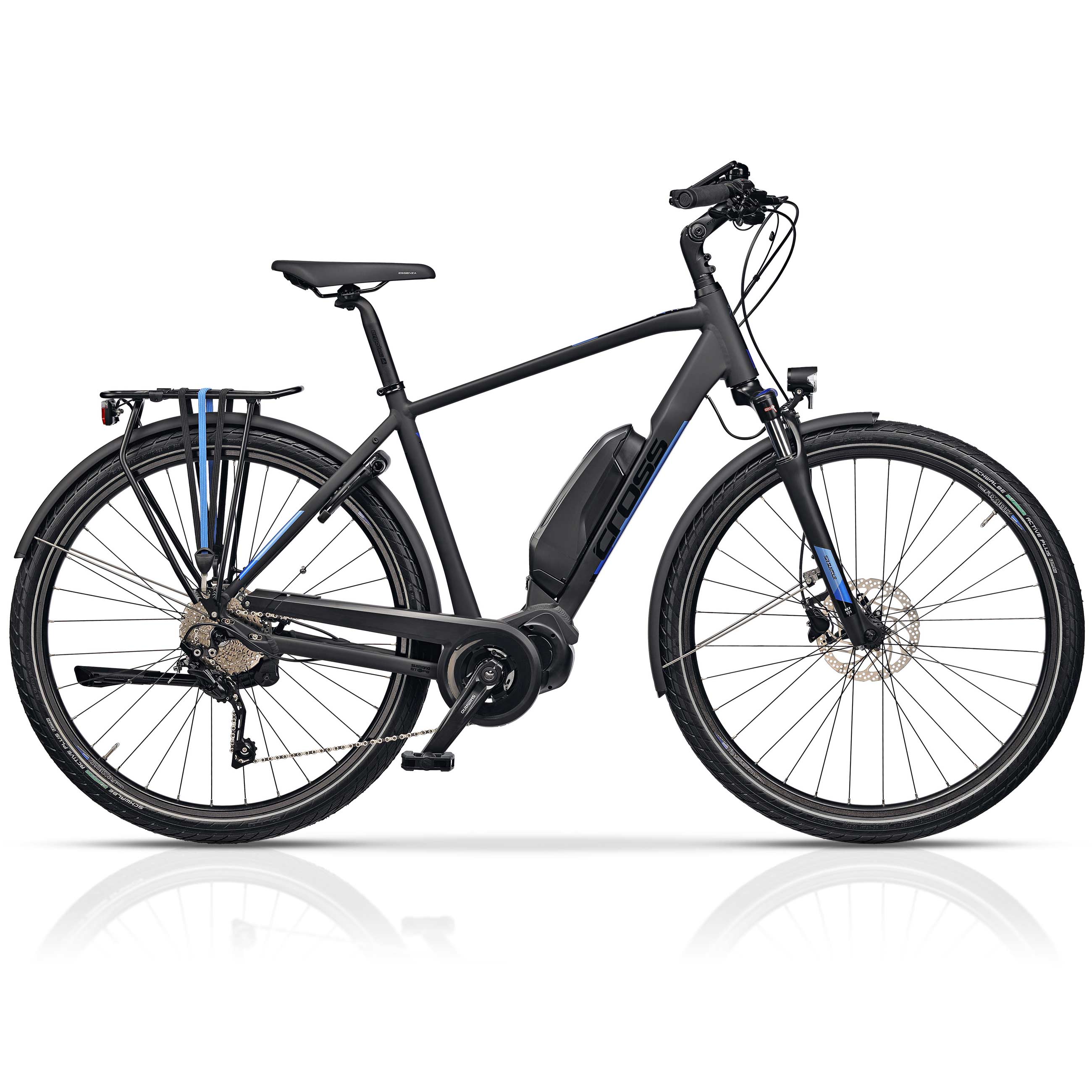 28" E-BIKE HEREN TREKKINGFIETS V-TRON SHIMANO STEPS E-6100 504WH 10 SPEED DEORE RDT-6000 SGSL