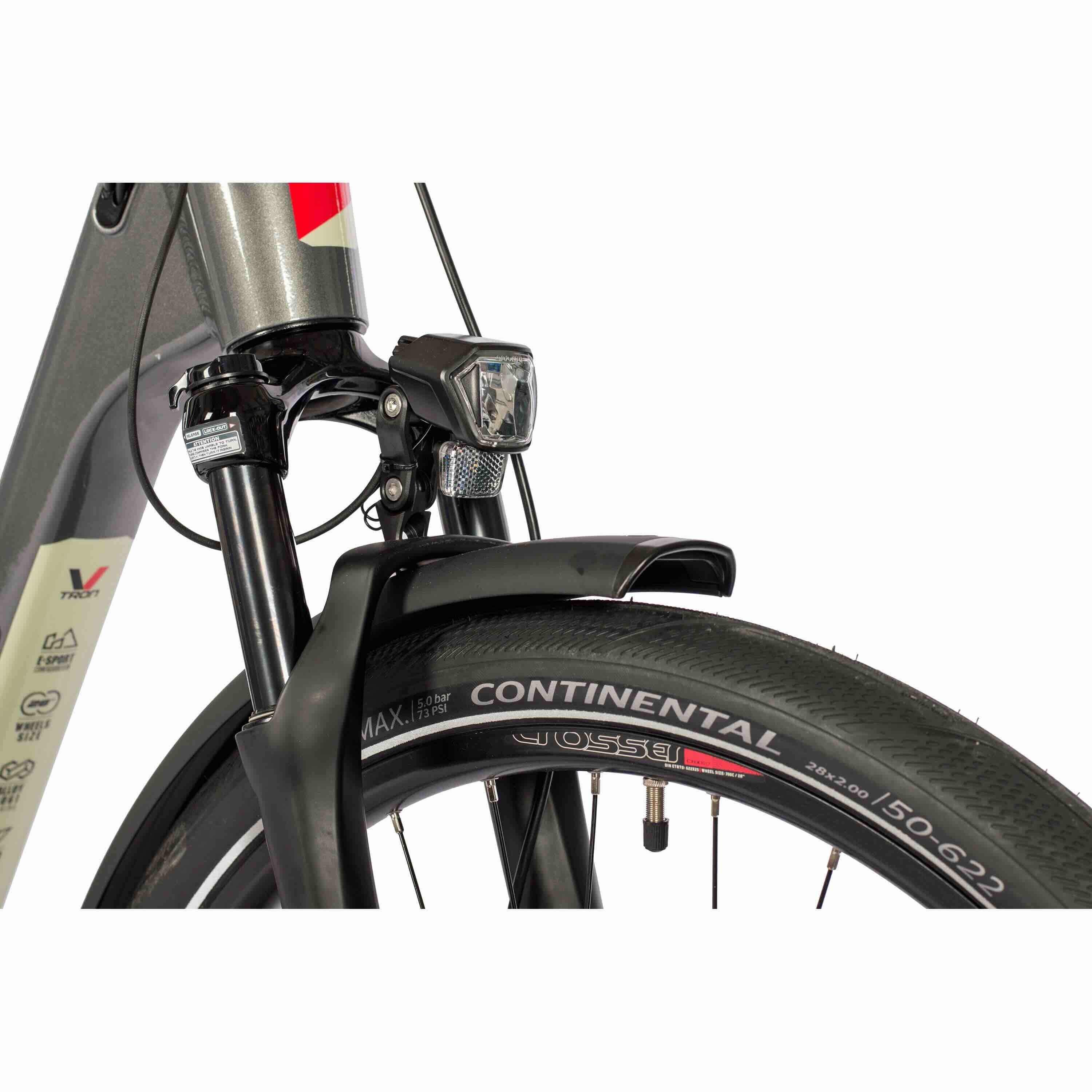 28"  E-Bike Trekking Fahrrad LS WAVE V-Tron BOSCH ACTIVE PLUS LINE 500Wh 10s SHIMANO DEORE
