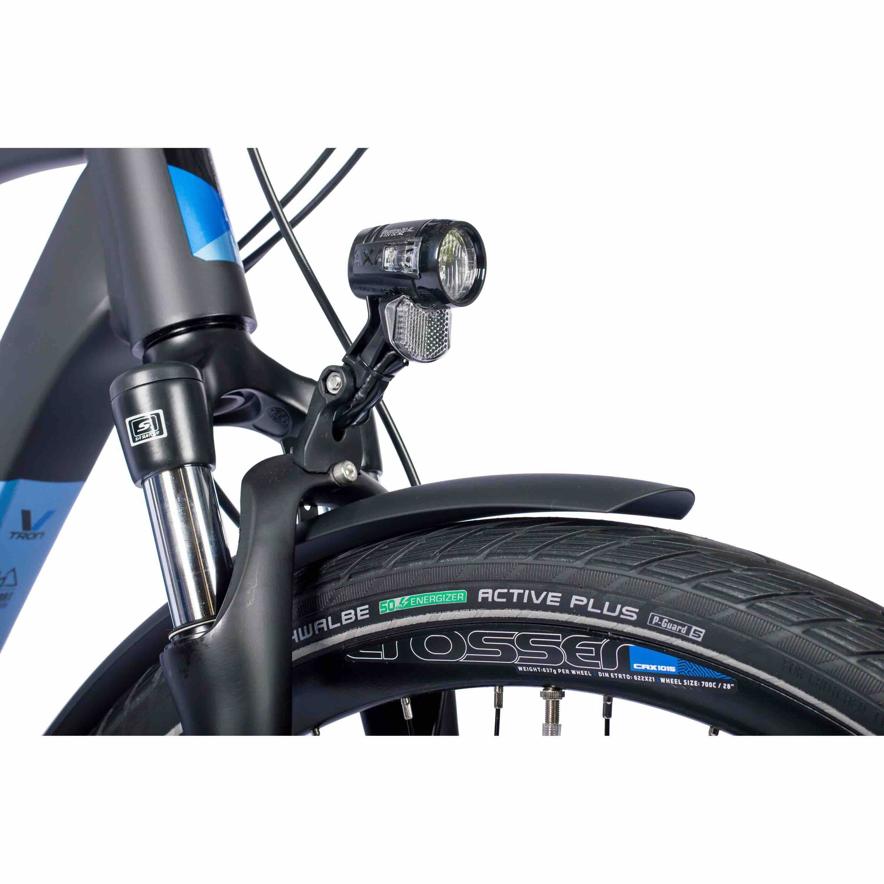 28" Herren E-Bike Trekking Fahrrad  V-TRON SHIMANO STEPS E-5000 418 Wh 9 x GANG SHIMANO RD-T3000
