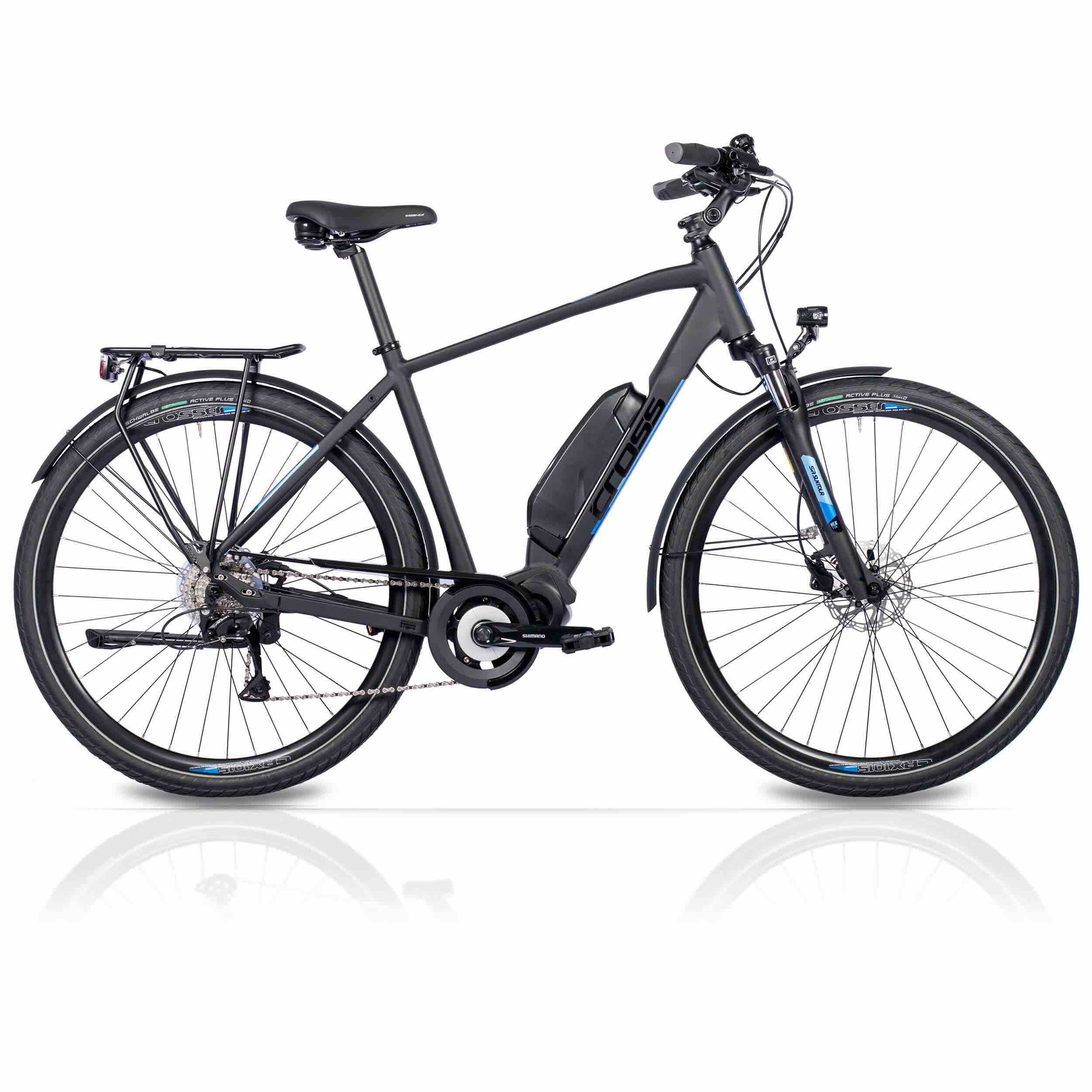 28" Bicicleta eléctrica de trekking para hombre V-TRON SHIMANO STEPS E-5000 418 Wh 9 marchas SHIMANO RD-T3000
