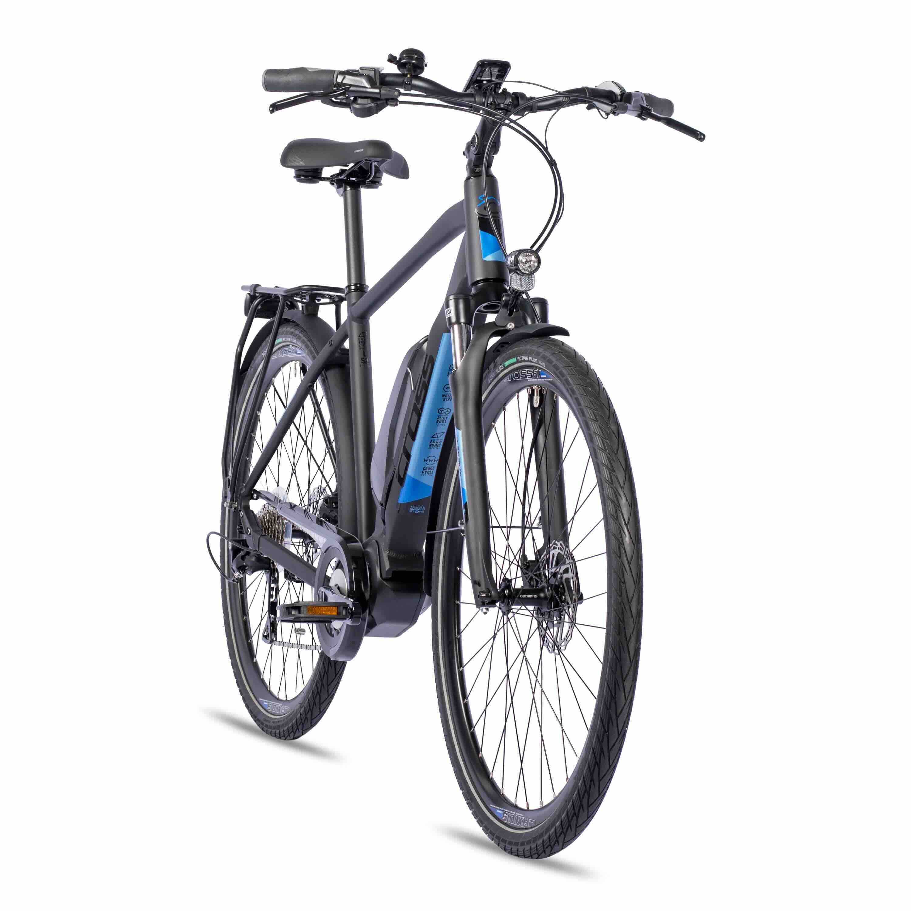 28" Bicicleta eléctrica de trekking para hombre V-TRON SHIMANO STEPS E-5000 418 Wh 9 marchas SHIMANO RD-T3000