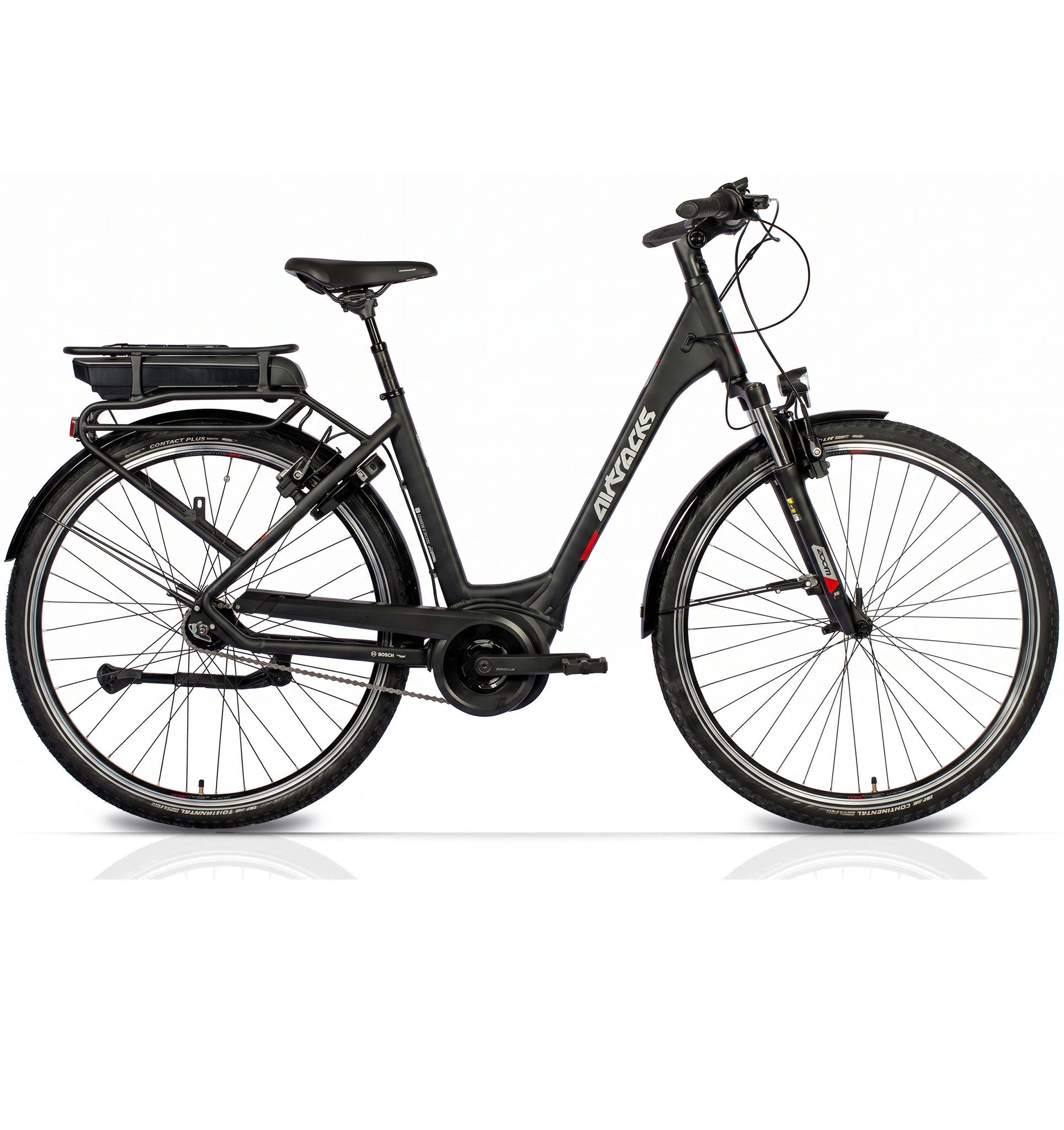 28" Vélo électrique de ville V-Tron RACK BOSCH ACTIVE LINE PLUS 400 Wh 7 VITESSES SHIMANO NEXUS FREIN À RETROPÉDALAGE