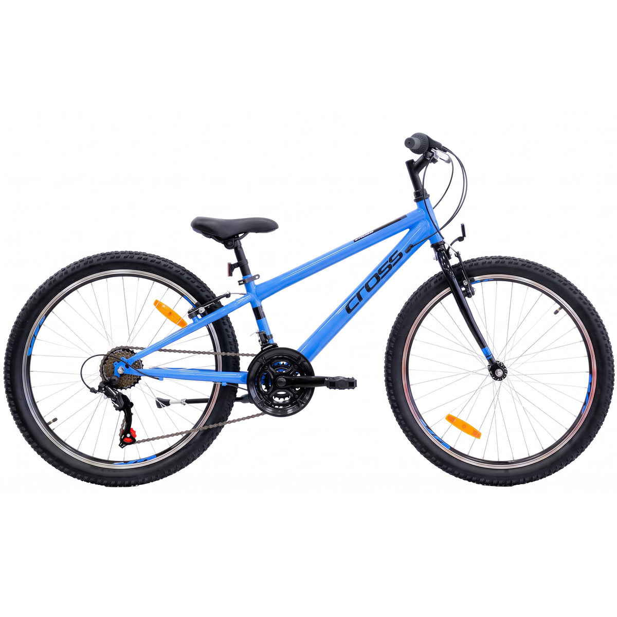 24" MTB Mountainbike Jugend Kinder Fahrrad CROSS SPIDER 21 x Gang Shimano TY-200GS