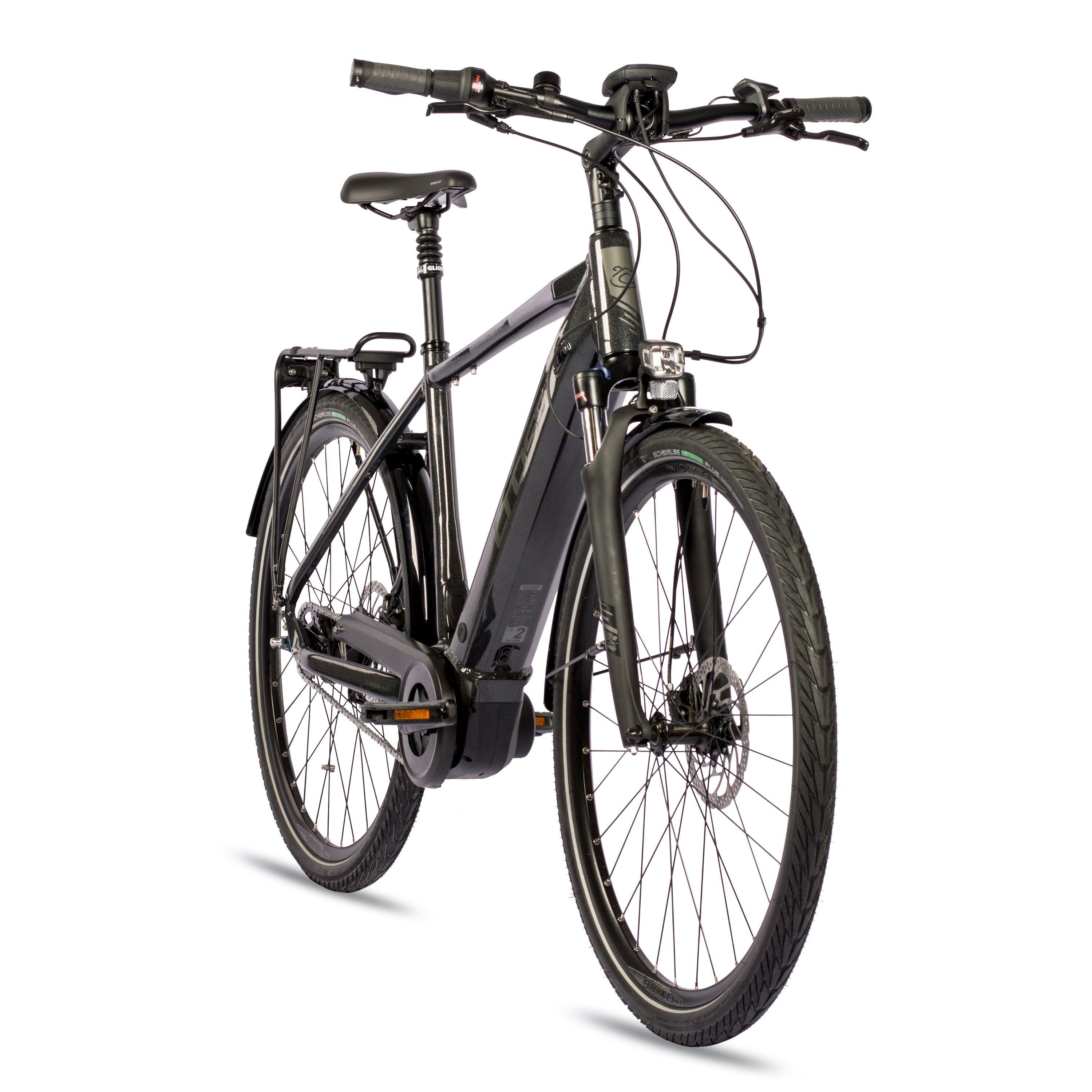 28" Herren E-Bike City Fahrrad NOVA CITY BOSCH PERFORMANCE LINE 625Wh 5 GANG SHIMANO NEXUS INTER