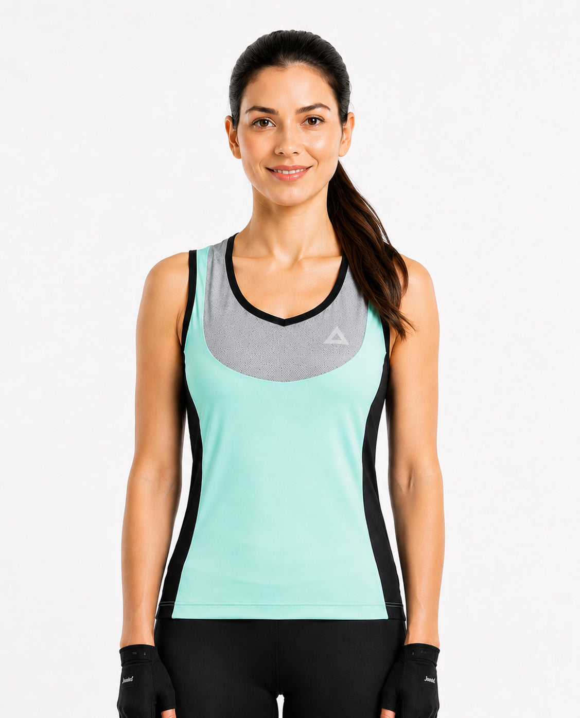 Damesfiets jersey Short -Sleeveved Bike Jersey Mouwloos Comfort Line Blue Blue