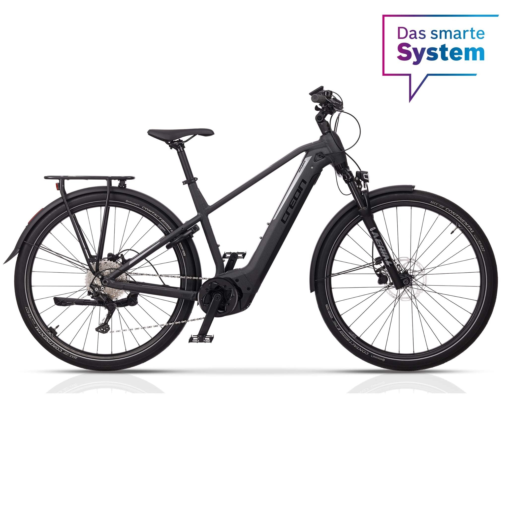 28" Bicicleta eléctrica de trekking para hombre MAVERIX TR5 BOSCH Performance Line CX Smart System POWERTUBE 750 Wh 11s SHIMANO DEORE RD-M5120 SGS