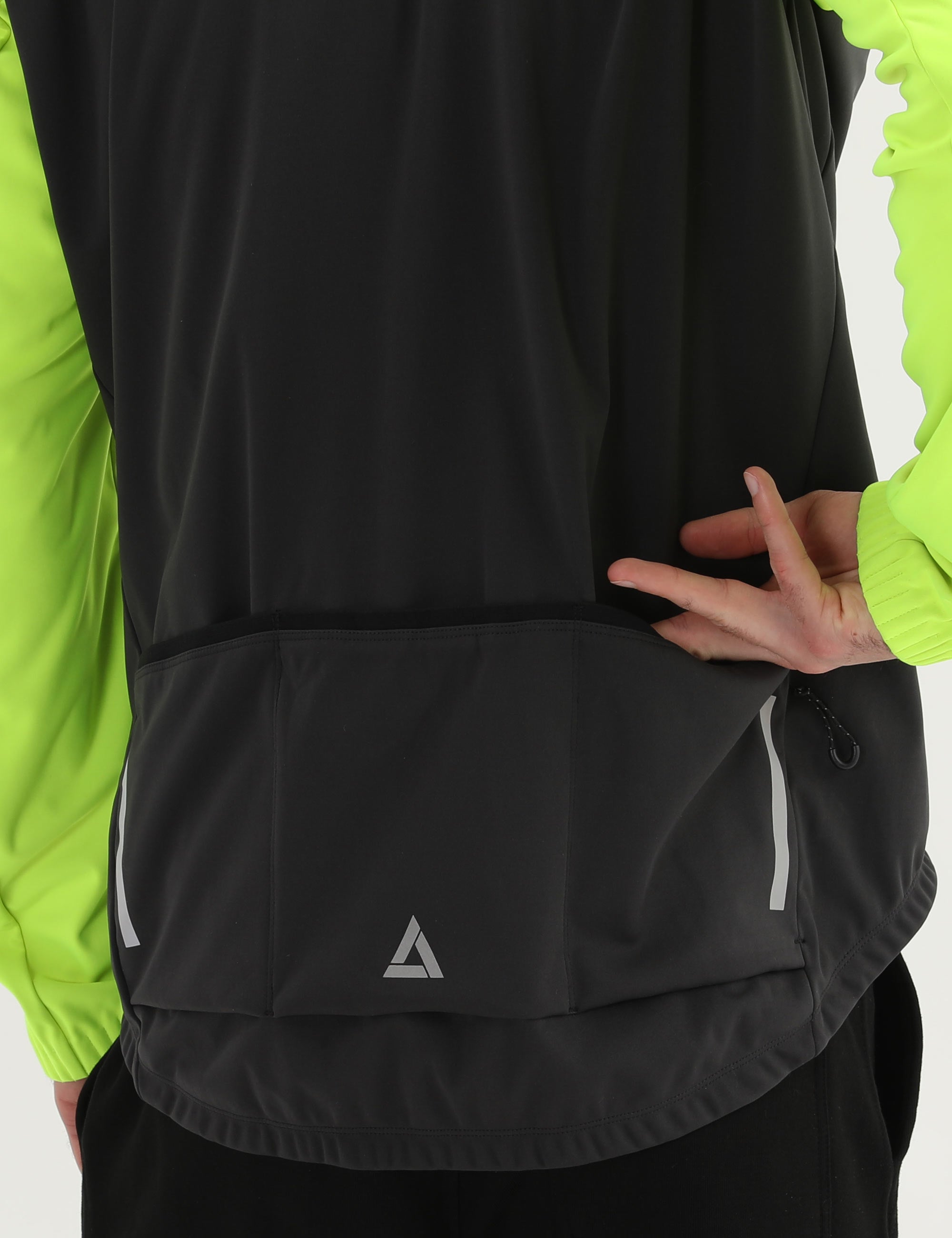 Chaqueta de invierno para hombre Softshell Thermoradjacke Línea Advance Gris-Neón