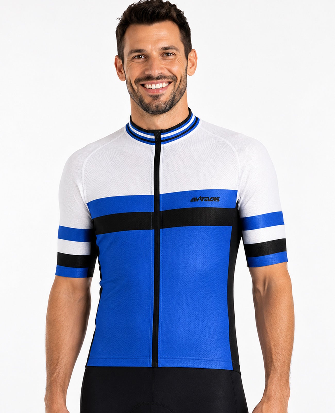 Bicycle de vélo masculin Bran court par ligne iii bleu-blanc