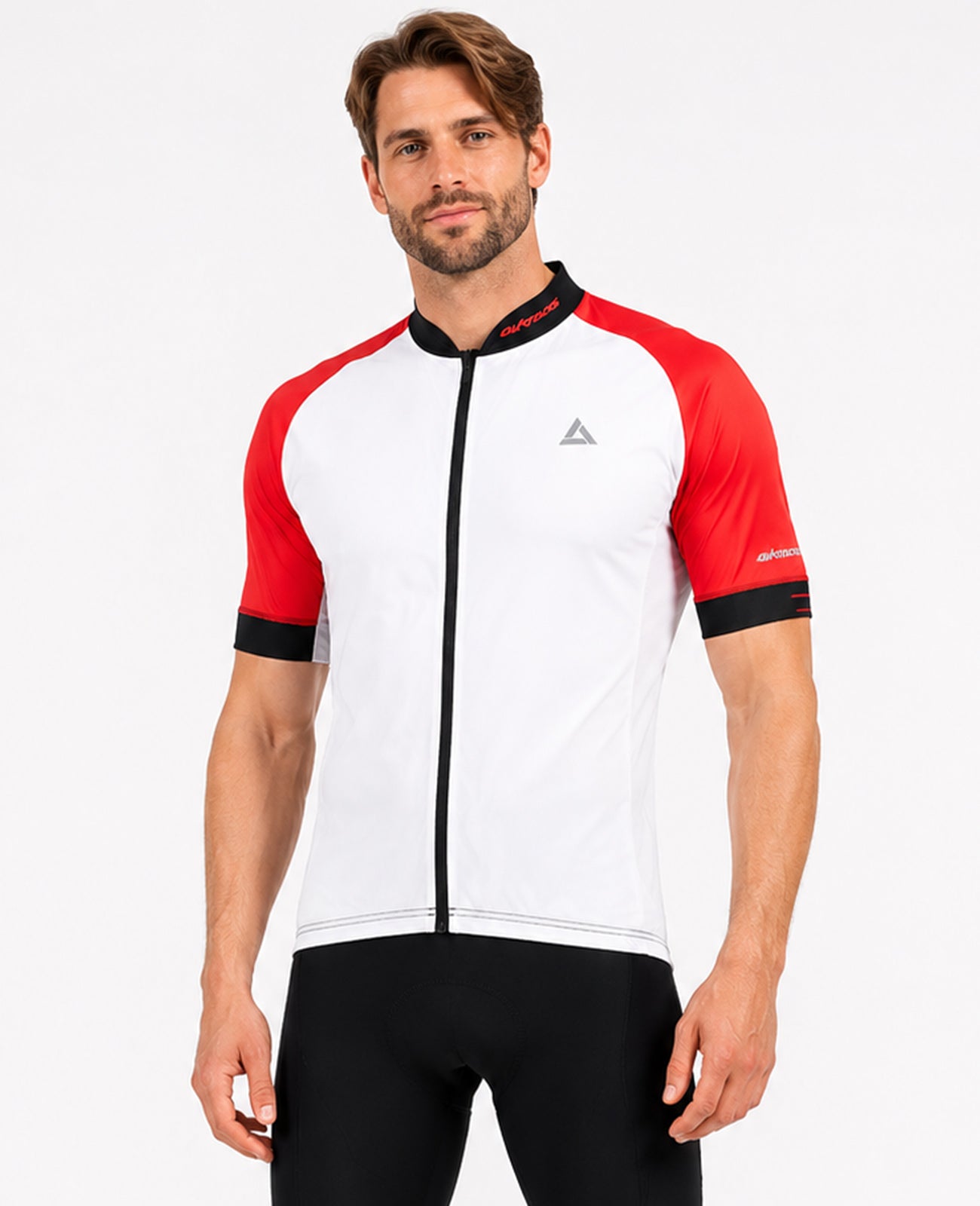 Bicycle de vélo masculin Bran court par ligne blanc blanc noir