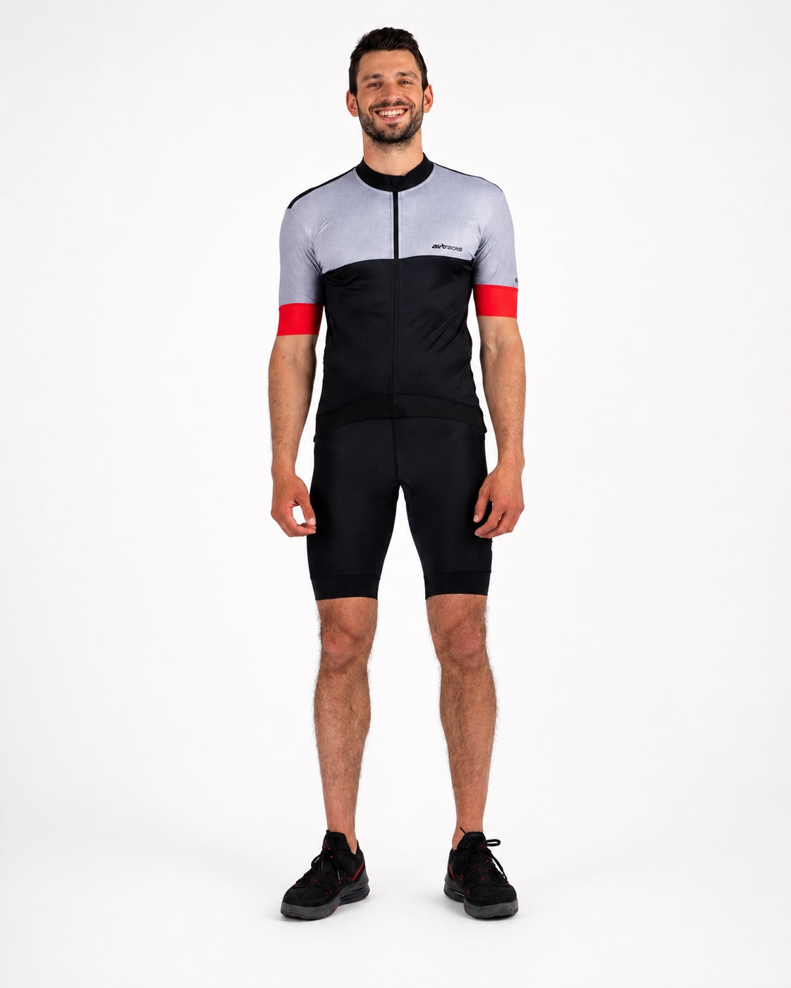 Bicycle de vélo masculin Bran court par équipe ligne III noir et gris
