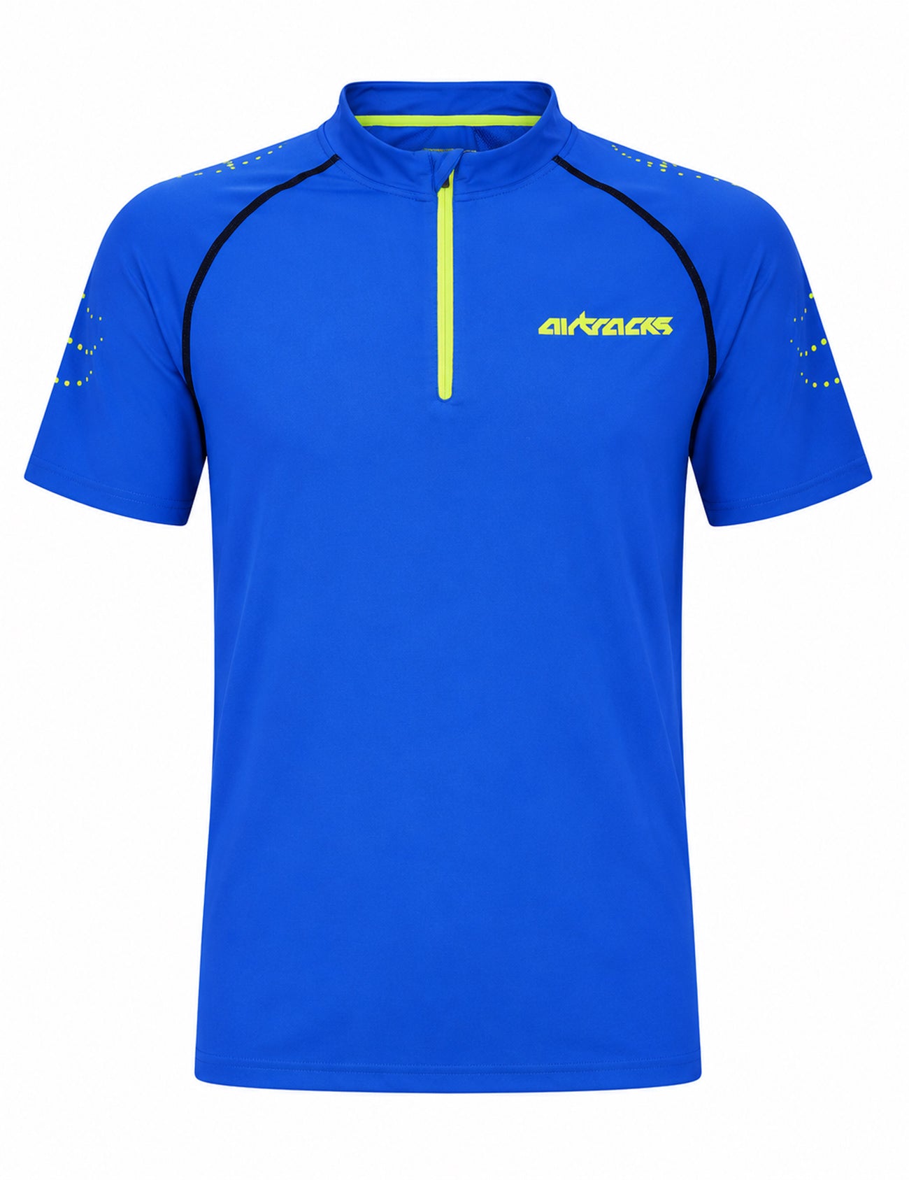 Compressie Running shirt korte arm per team blauw