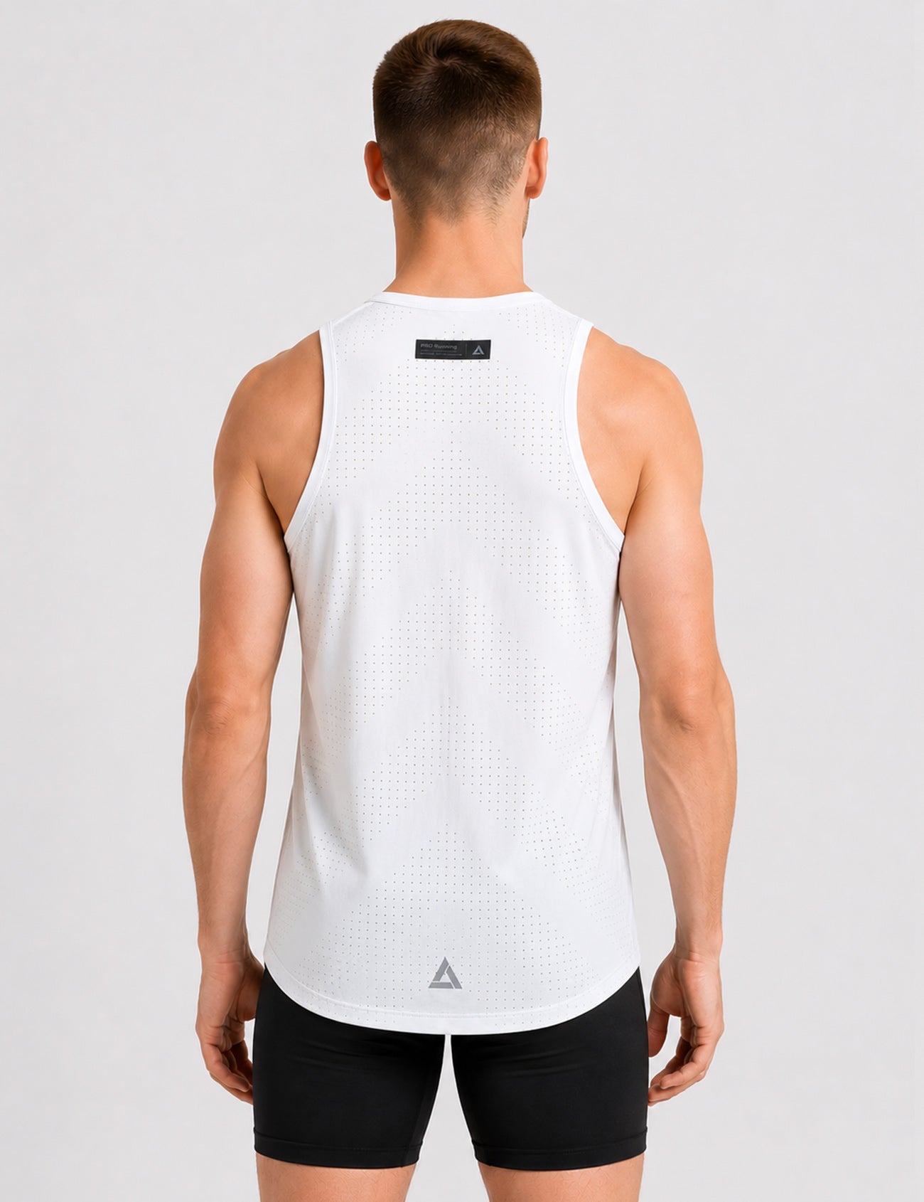 Heren hardloopshirt mouwloos running tanktop Pro Line II blauw