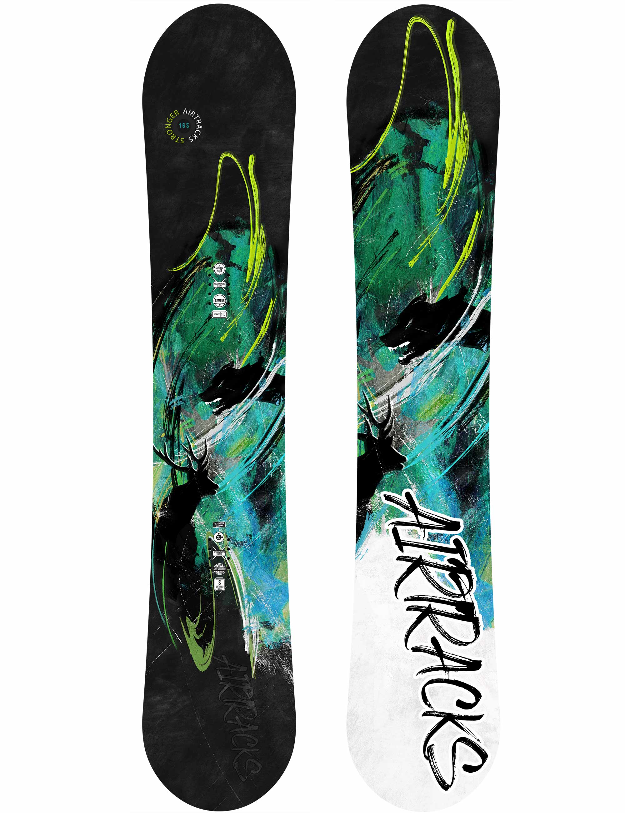 Set Snowboard da Uomo: Tavola Stronger Wide + Attacchi Master L + SB Bag