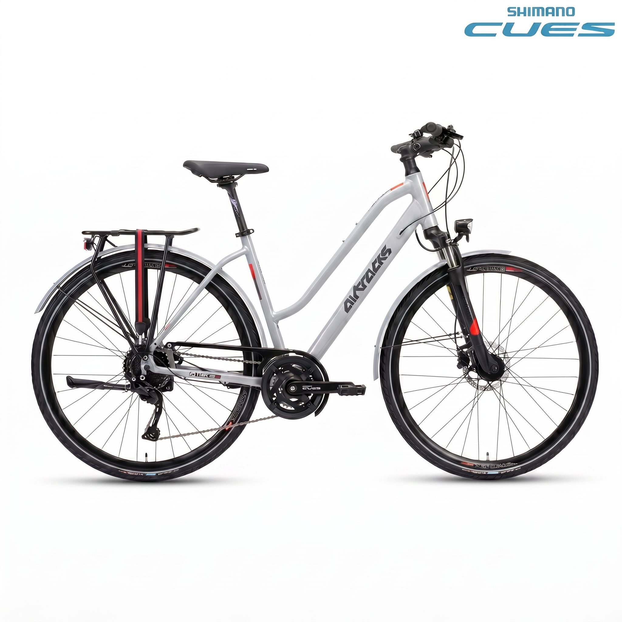 28" Damen Trekking Fahrrad TR.2845L Trekkingrad 2 x 9 GANG SHIMANO CUES RD-U3020-9 SHADOW