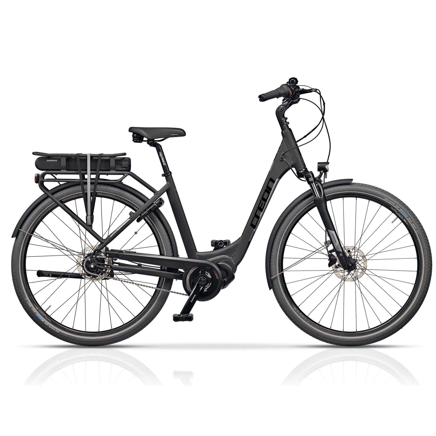 28" Bicicleta eléctrica urbana LS V-TRON RD WAVE RACK SHIMANO STEPS E-6100 418Wh 7 marchas SHIMANO NEXUS